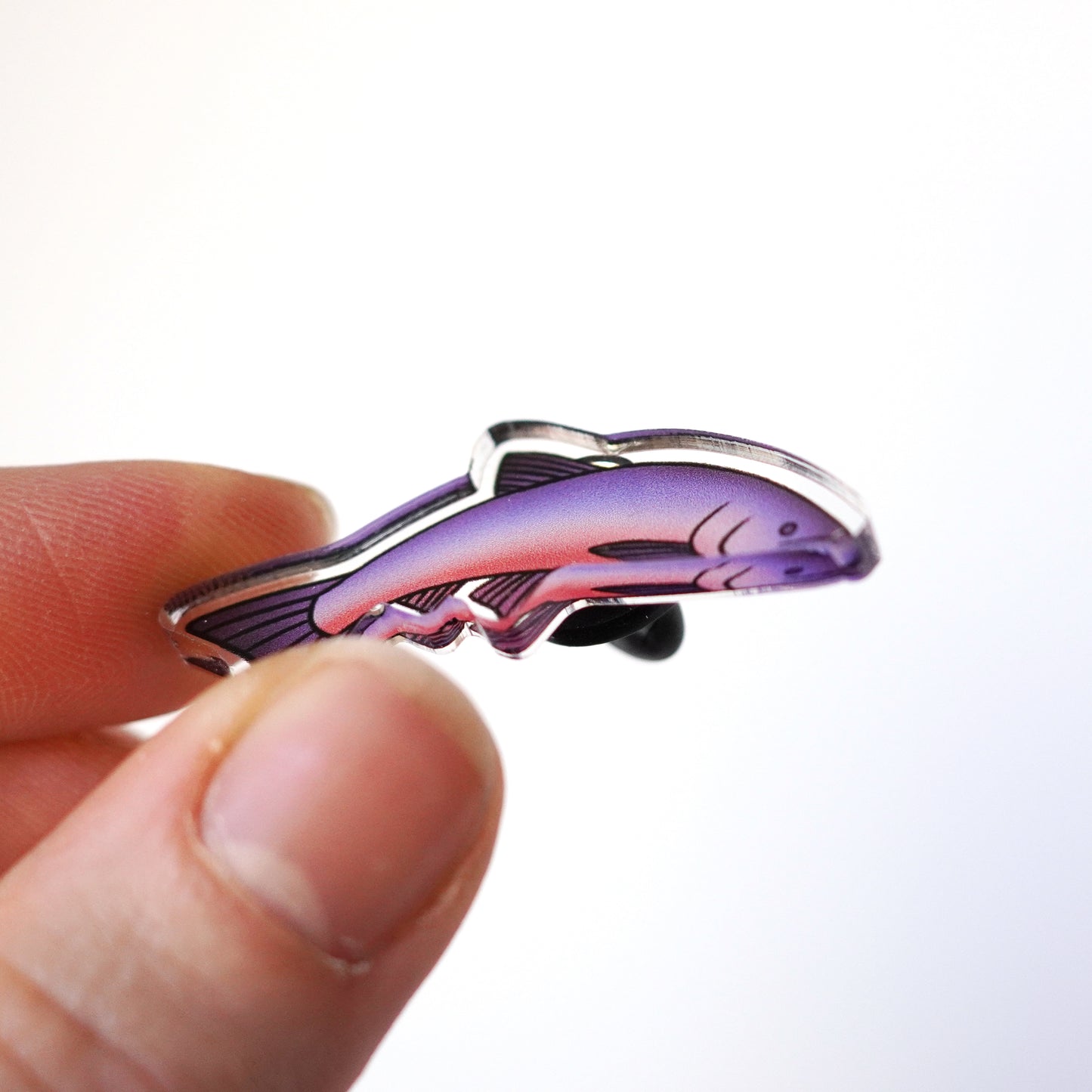 Coho Salmon Eco-Friendly Acrylic Pin