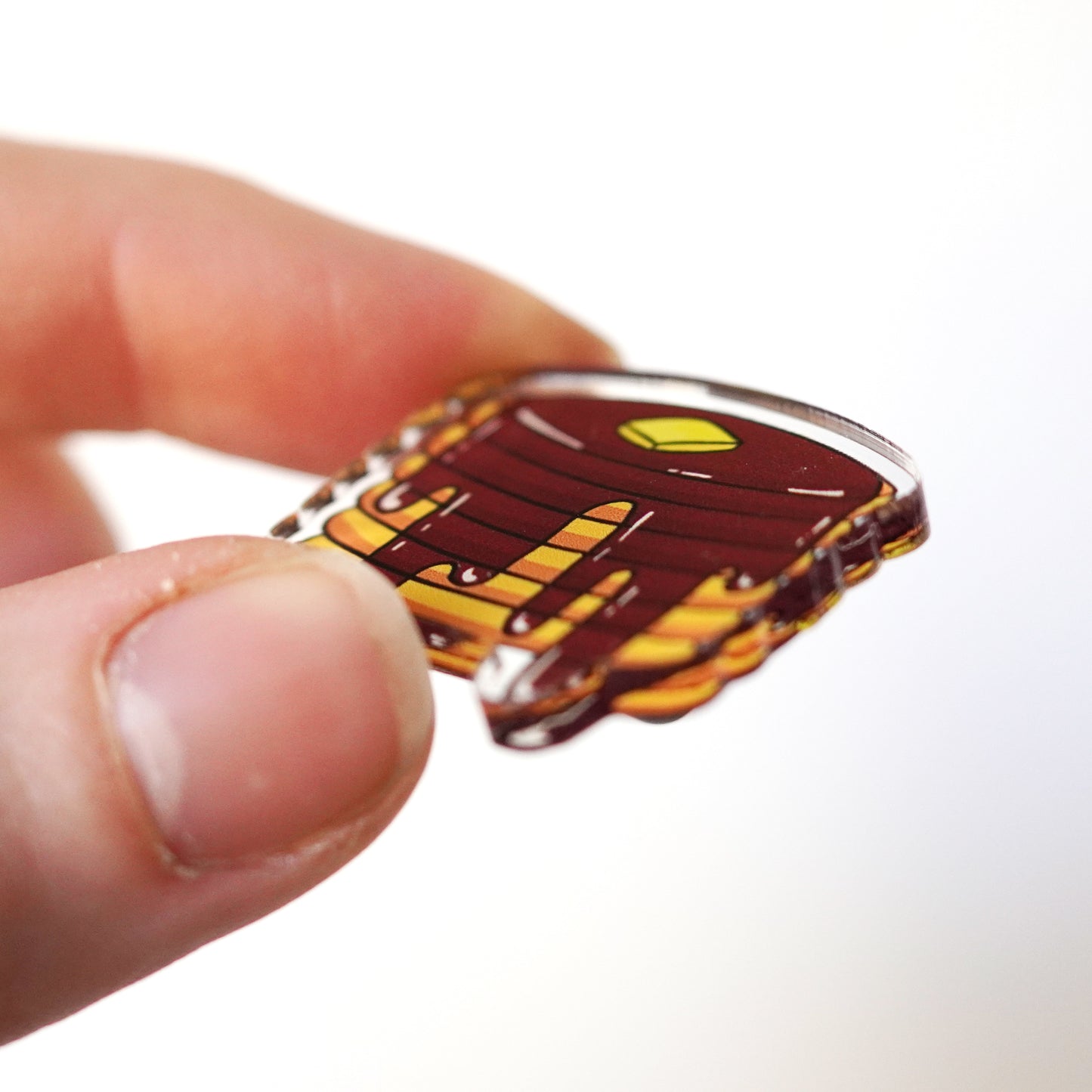 Pancake Stack Eco-Friendly Acrylic Pin