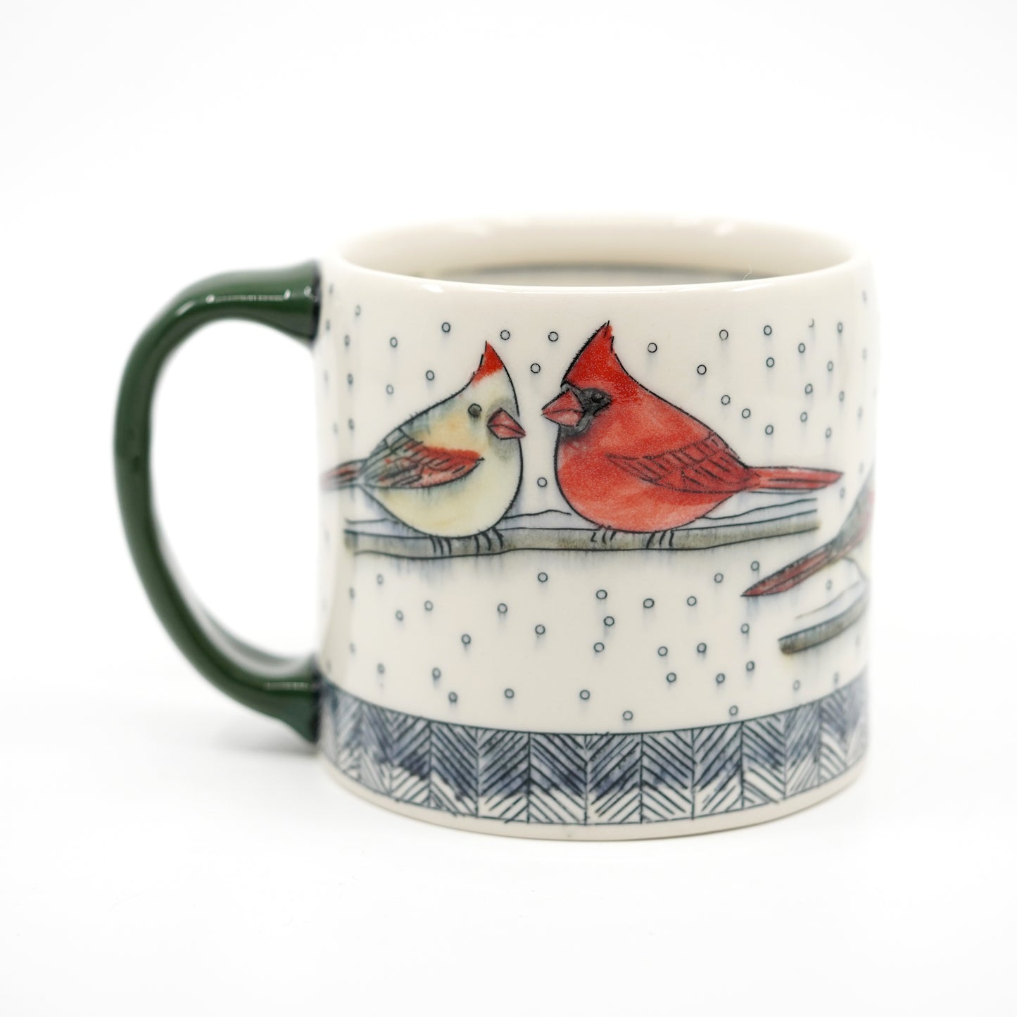 Snowy Cardinal Mug