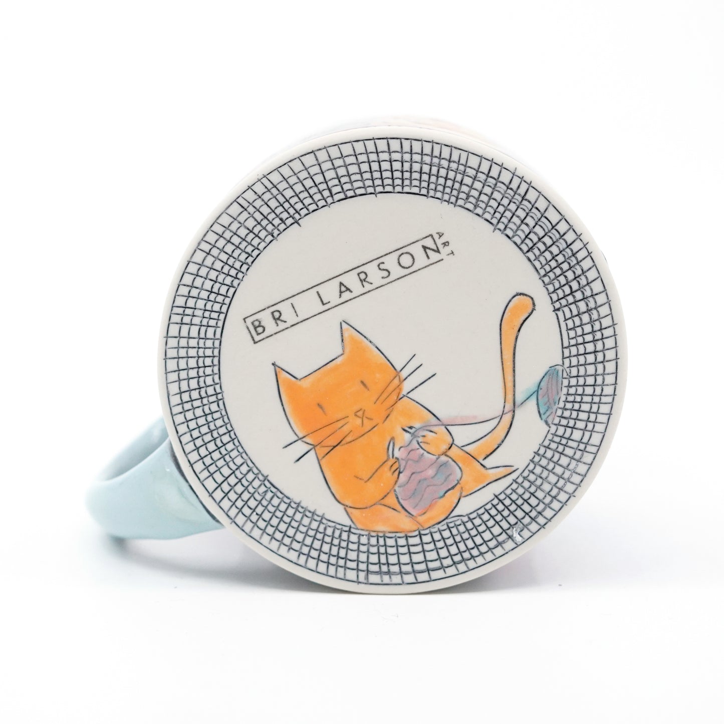 Cats Knitting and Spinning Mug