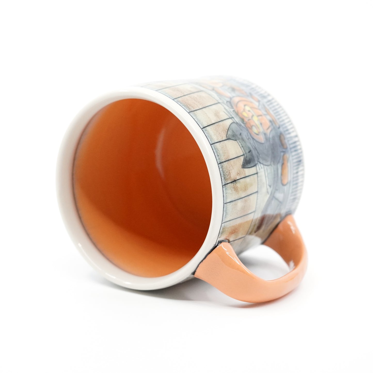 Cats Carving Pumpkins Mug
