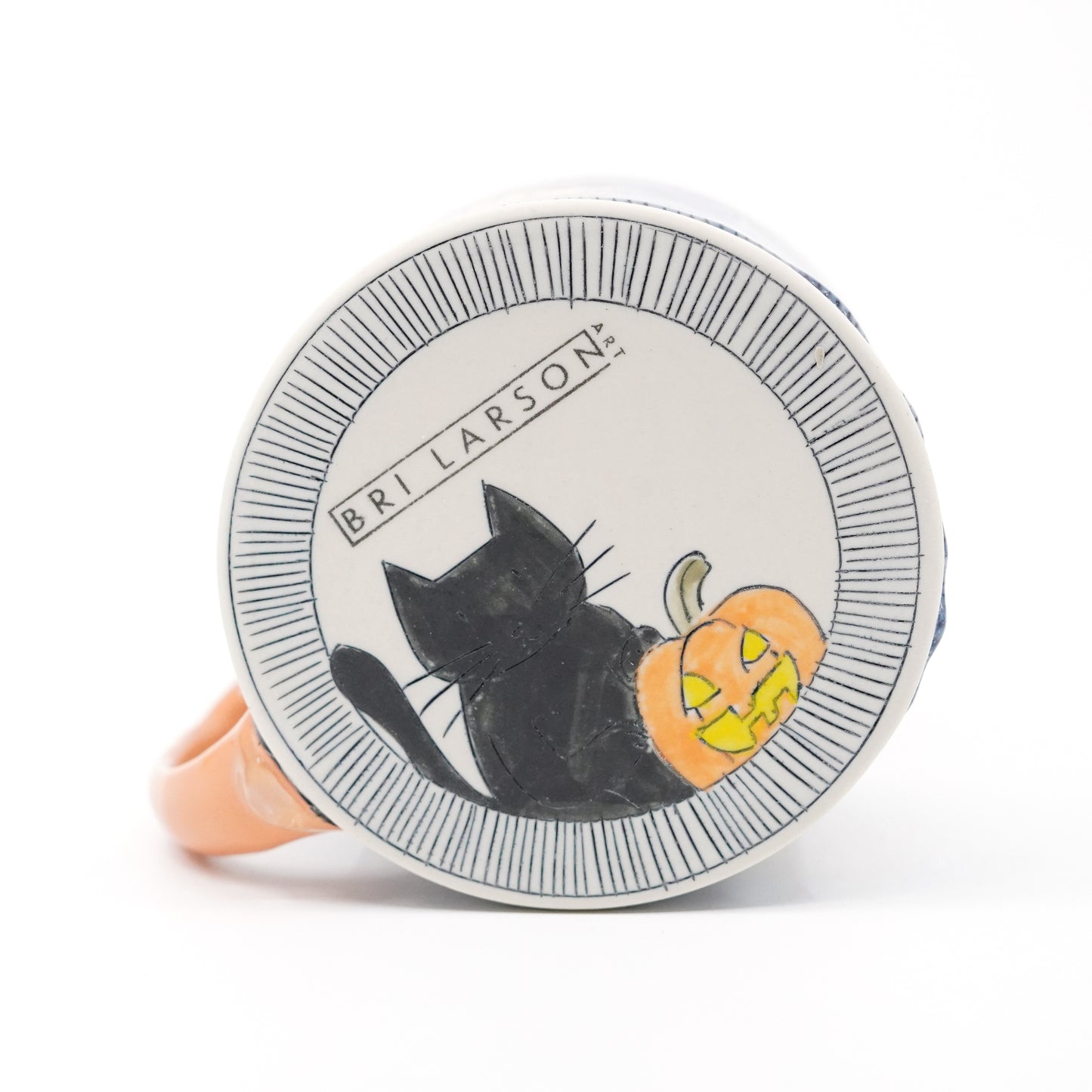 Cats Carving Pumpkins Mug