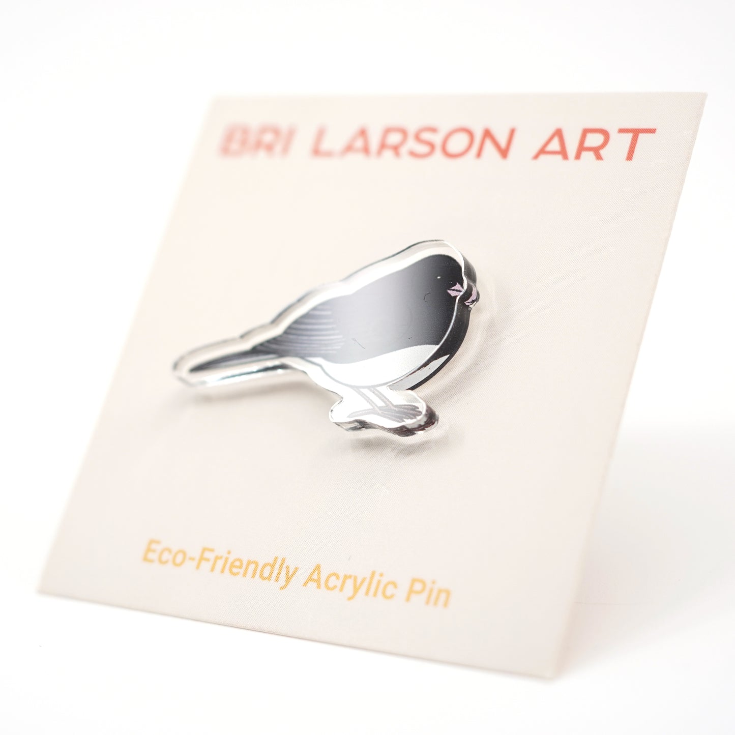 Dark Eyed Junco Acrylic Pin