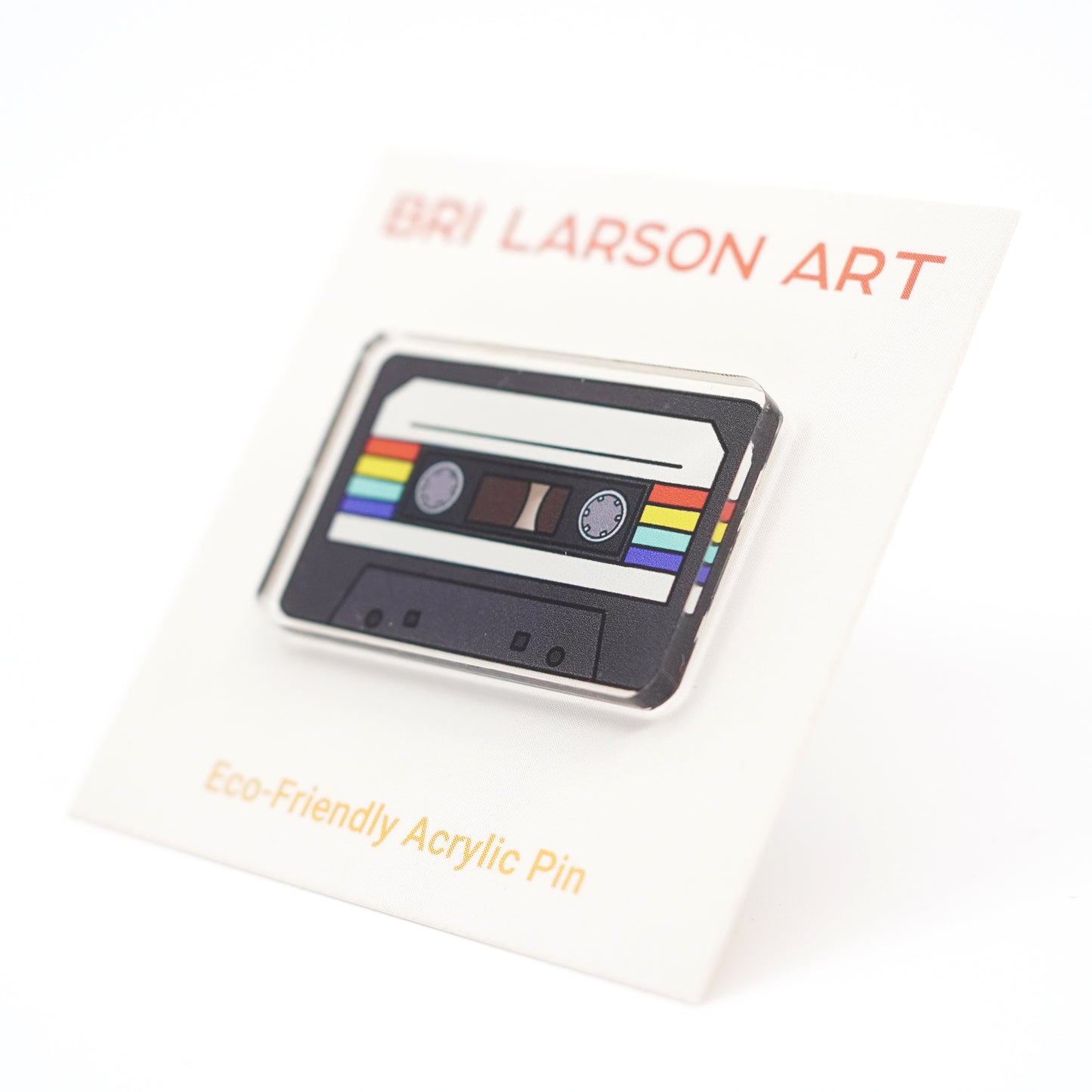 Cassette Tape Acrylic Pin