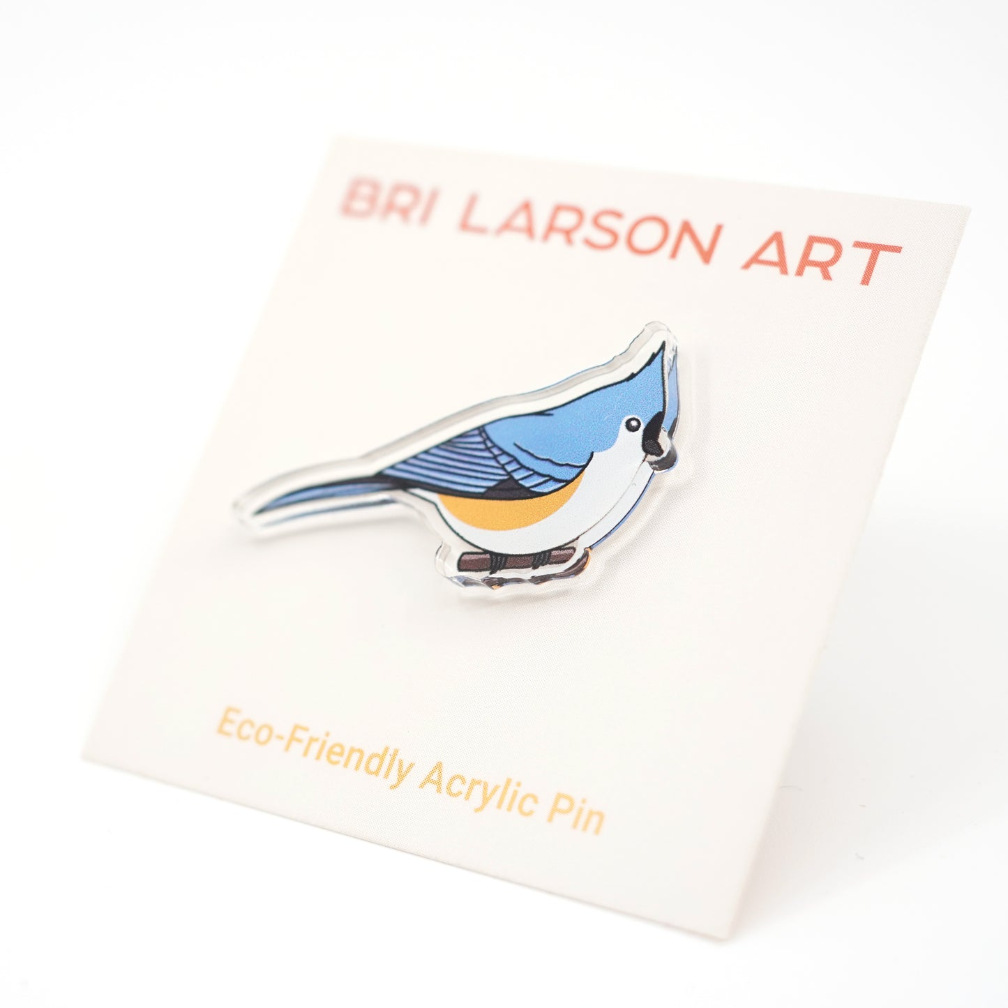 Tufted Titmouse Acrylic Pin