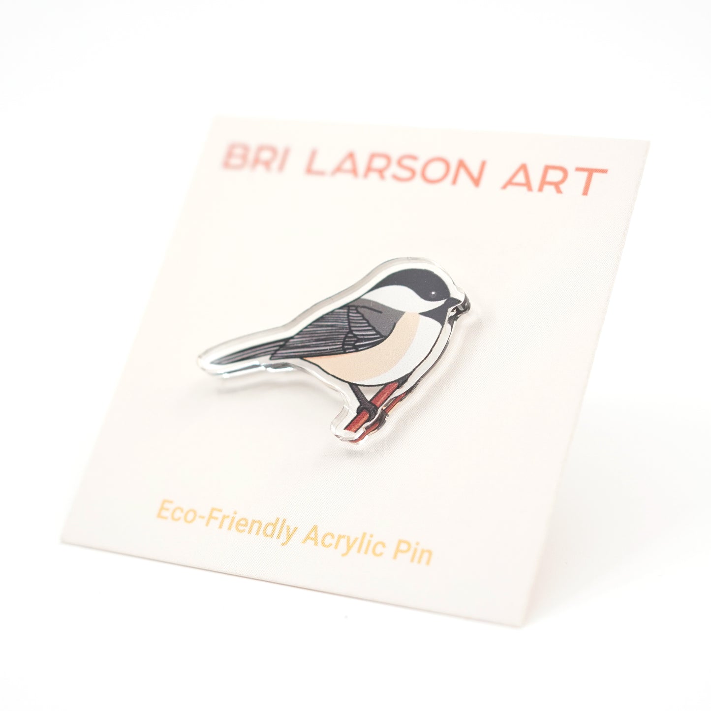 Chickadee Acrylic Pin