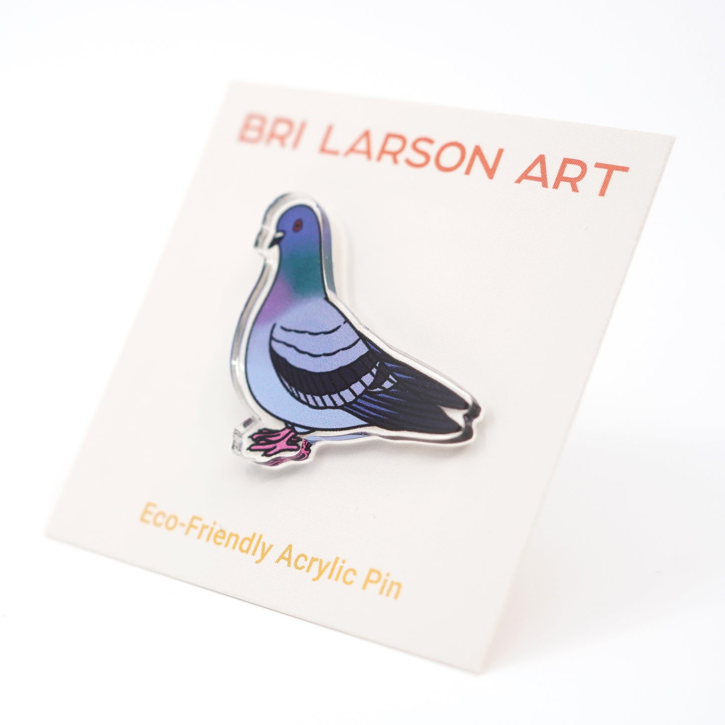 Pigeon Acrylic Pin