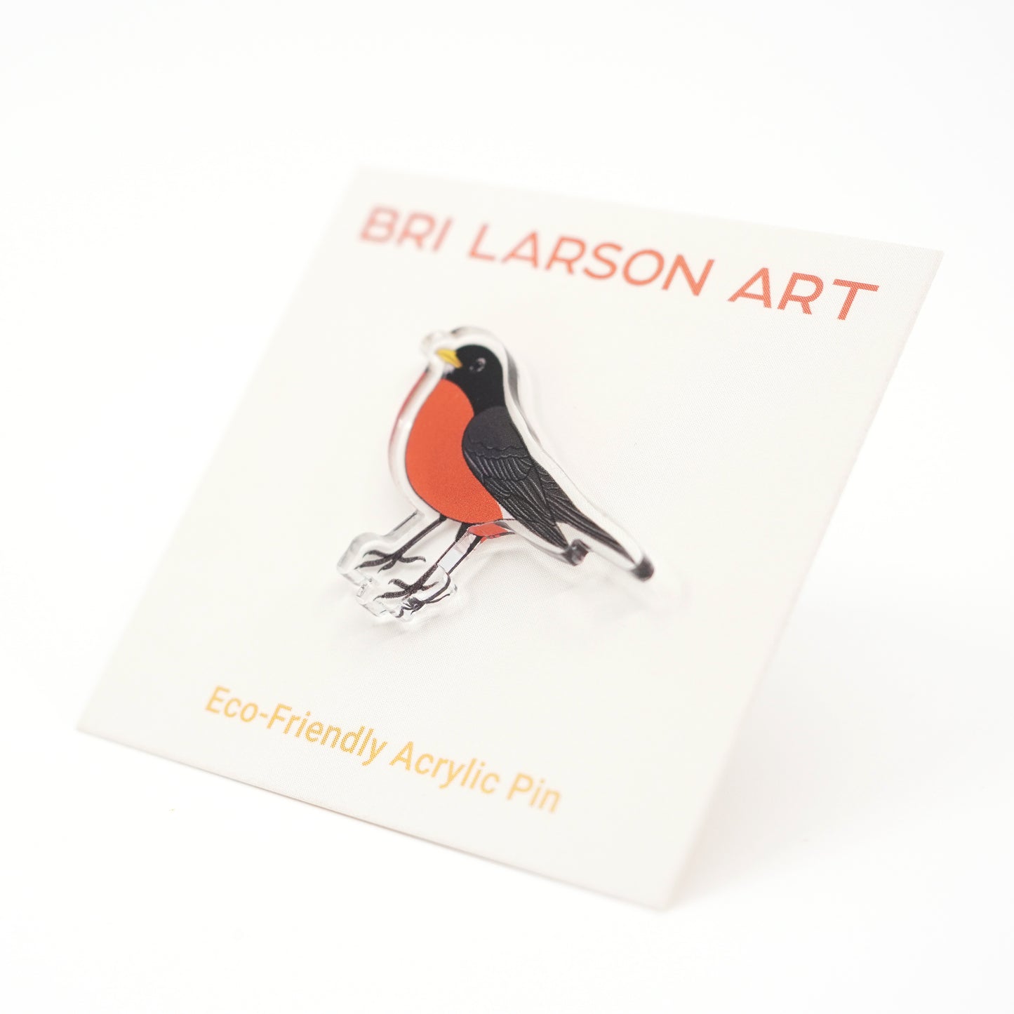 Robin Acrylic Pin