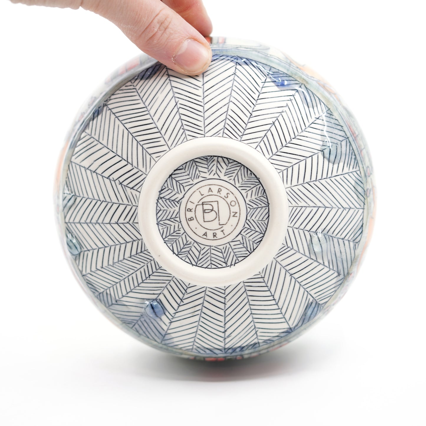 Cats Decorating Tree Bowl