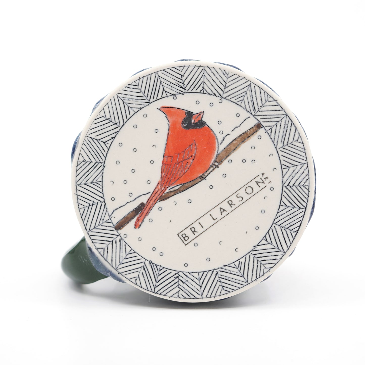 Snowy Cardinal Mug