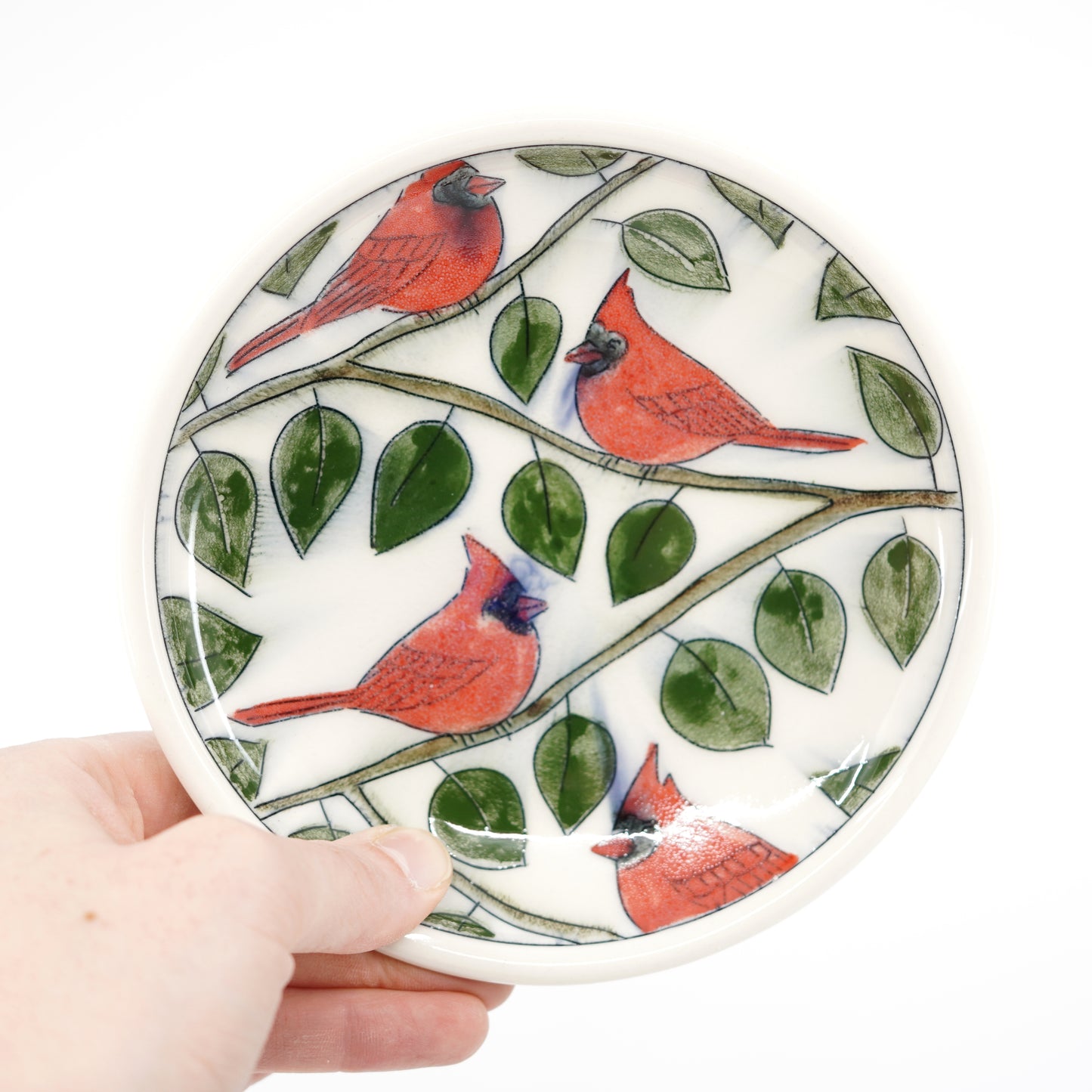 Cardinal Dessert Plate