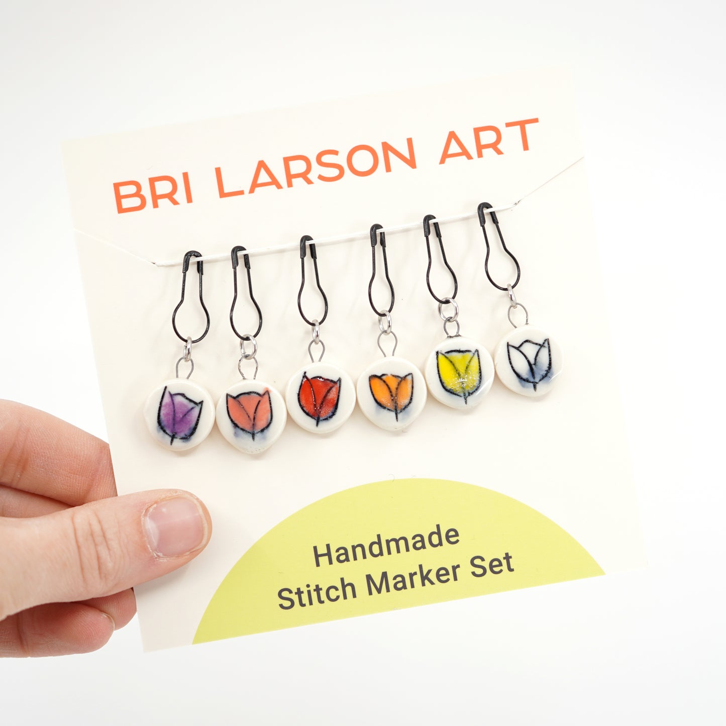 Tulip Stitch Marker Set - Pin Version