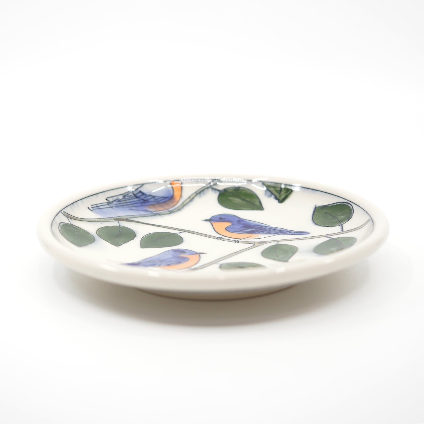 Bluebird Dessert Plate