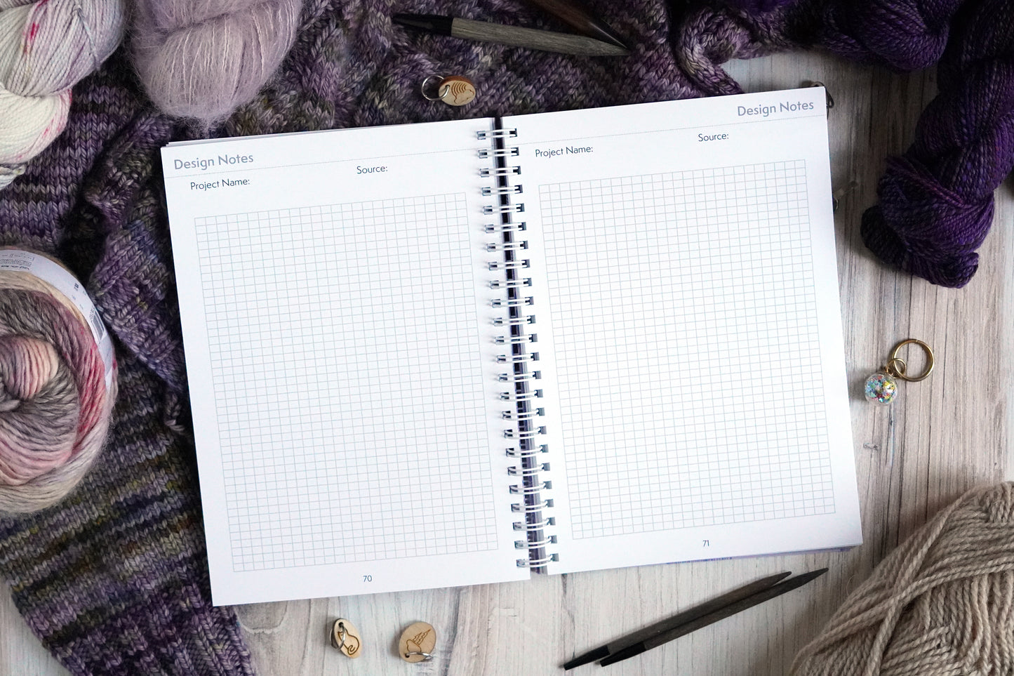 The Knitter's Design & Project Notebook / Lavender