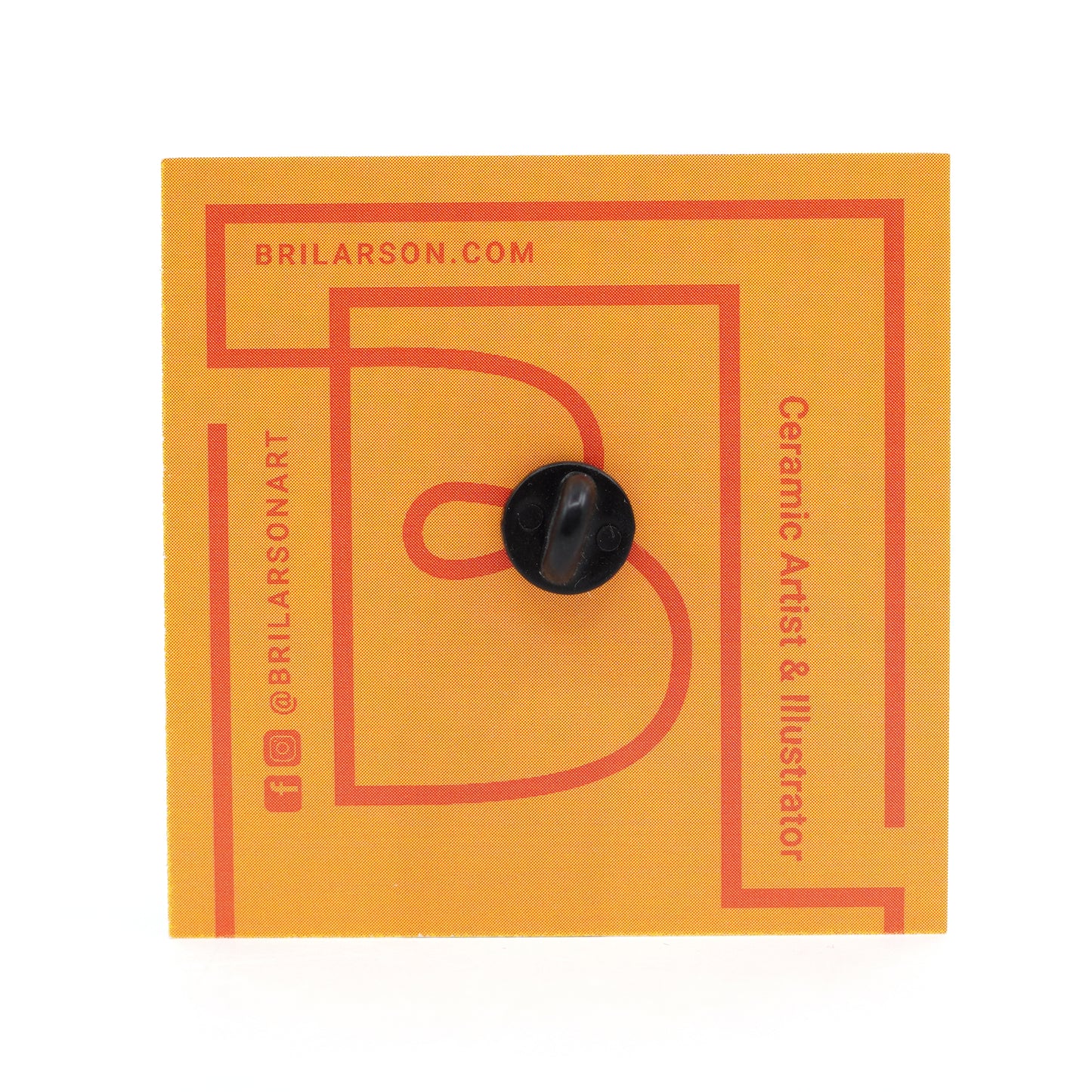 Witch Cat Acrylic Pin