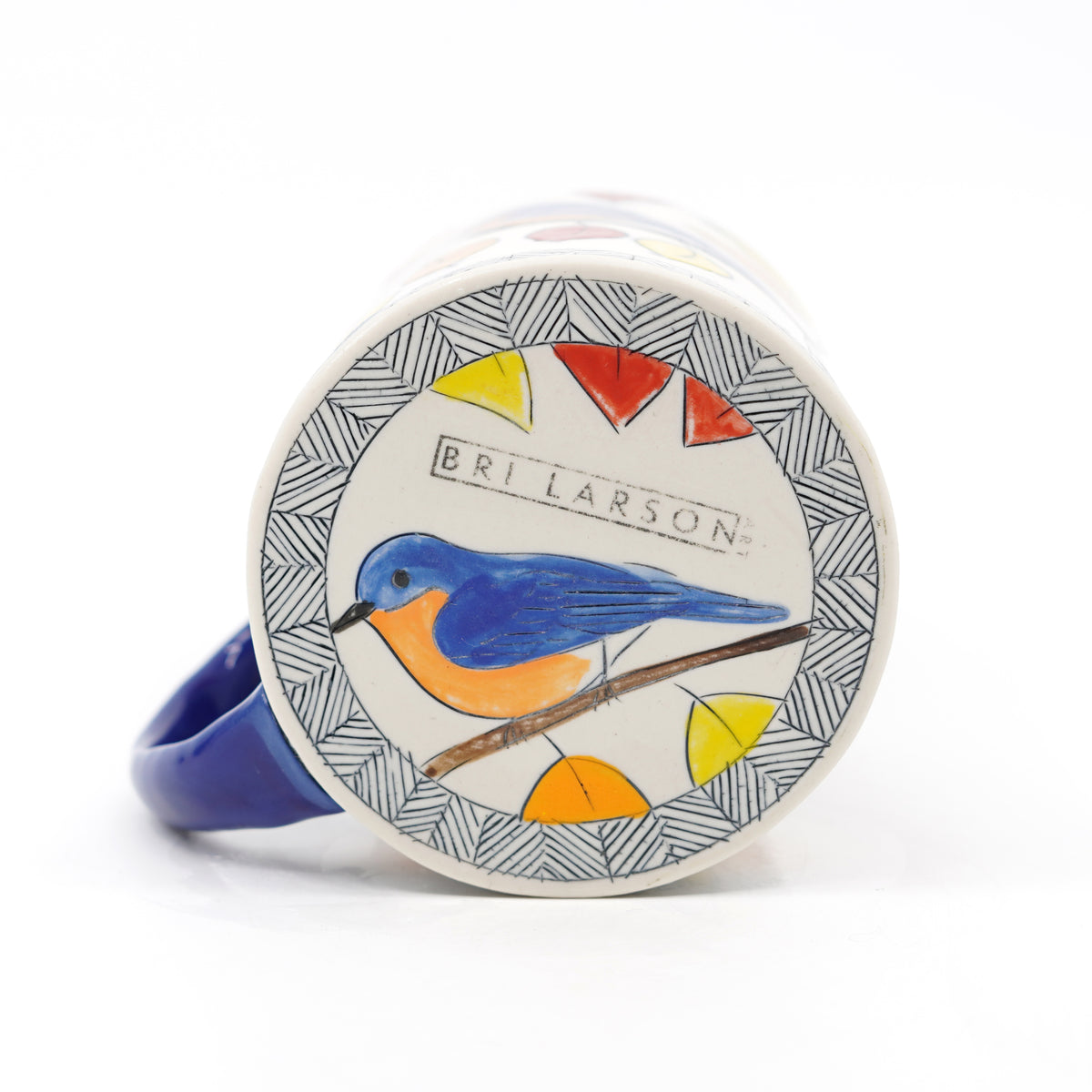Autumn Bluebird Mug