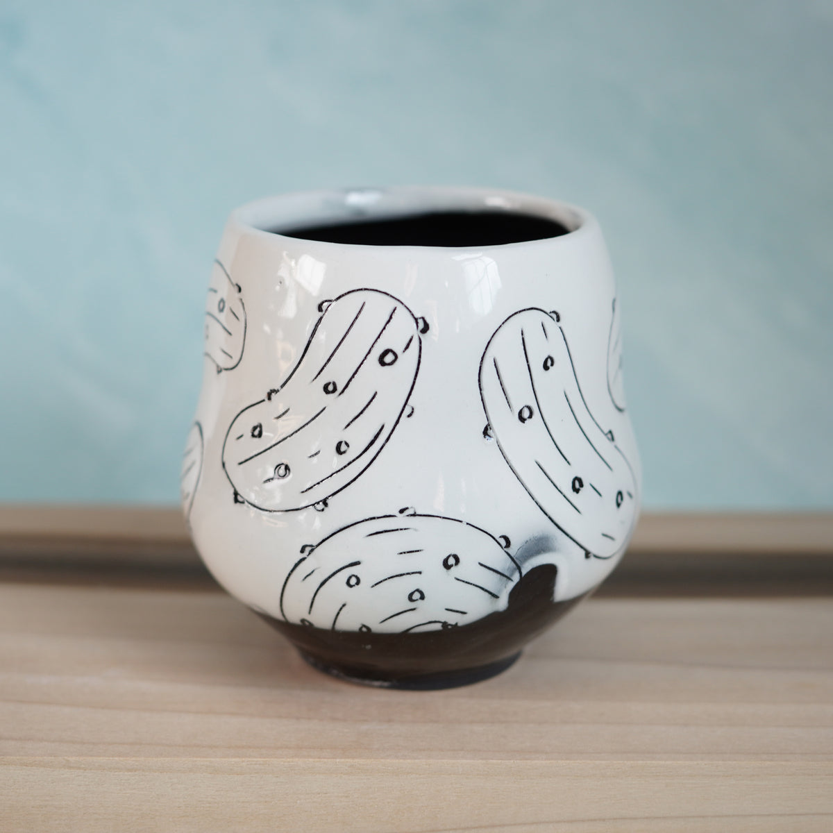Black & White Pickle Mug