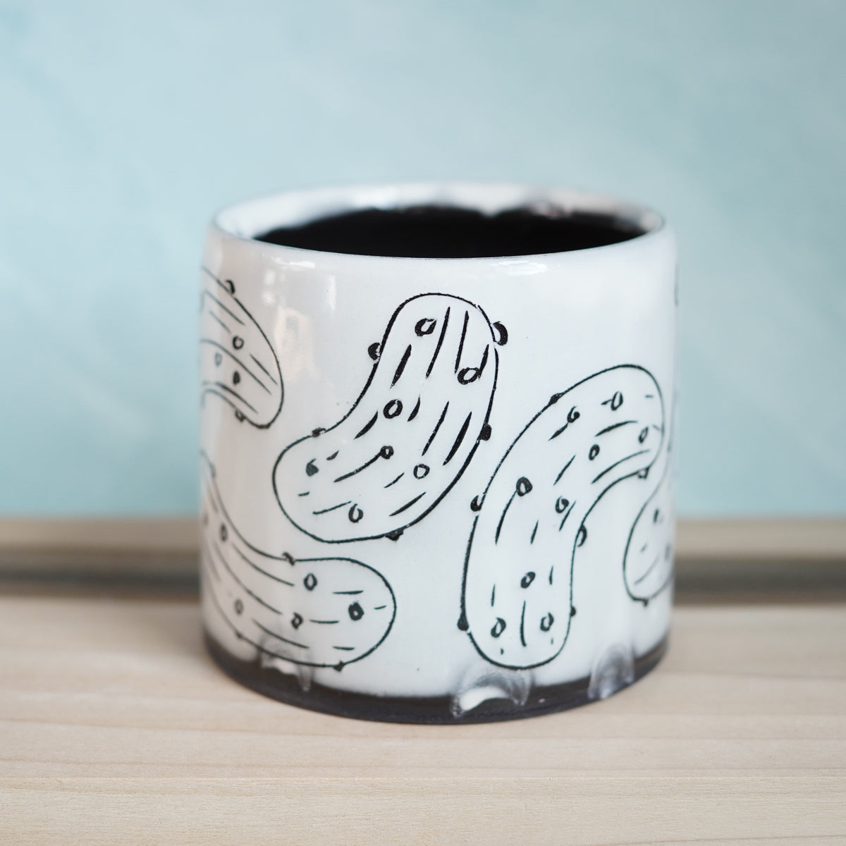 Black & White Pickle Mug