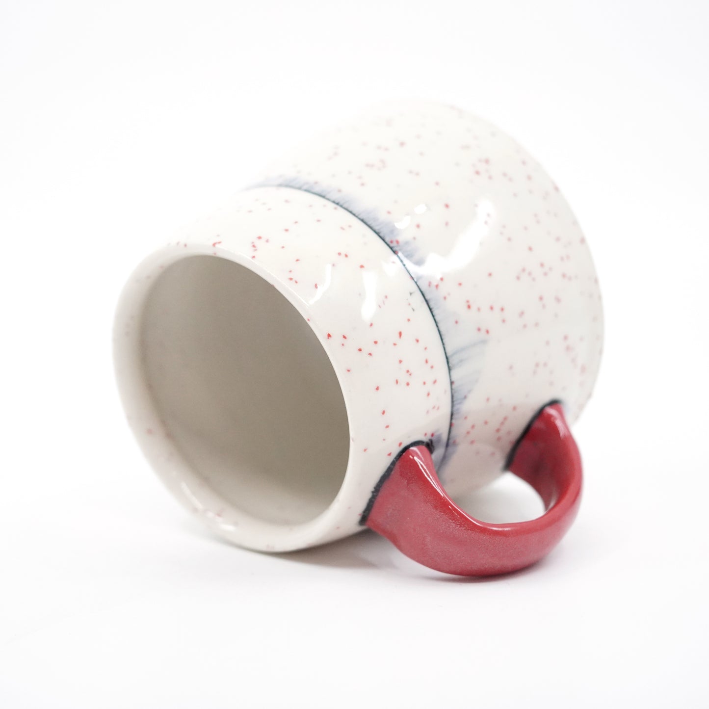 Speckled Minimalist Mug - Red