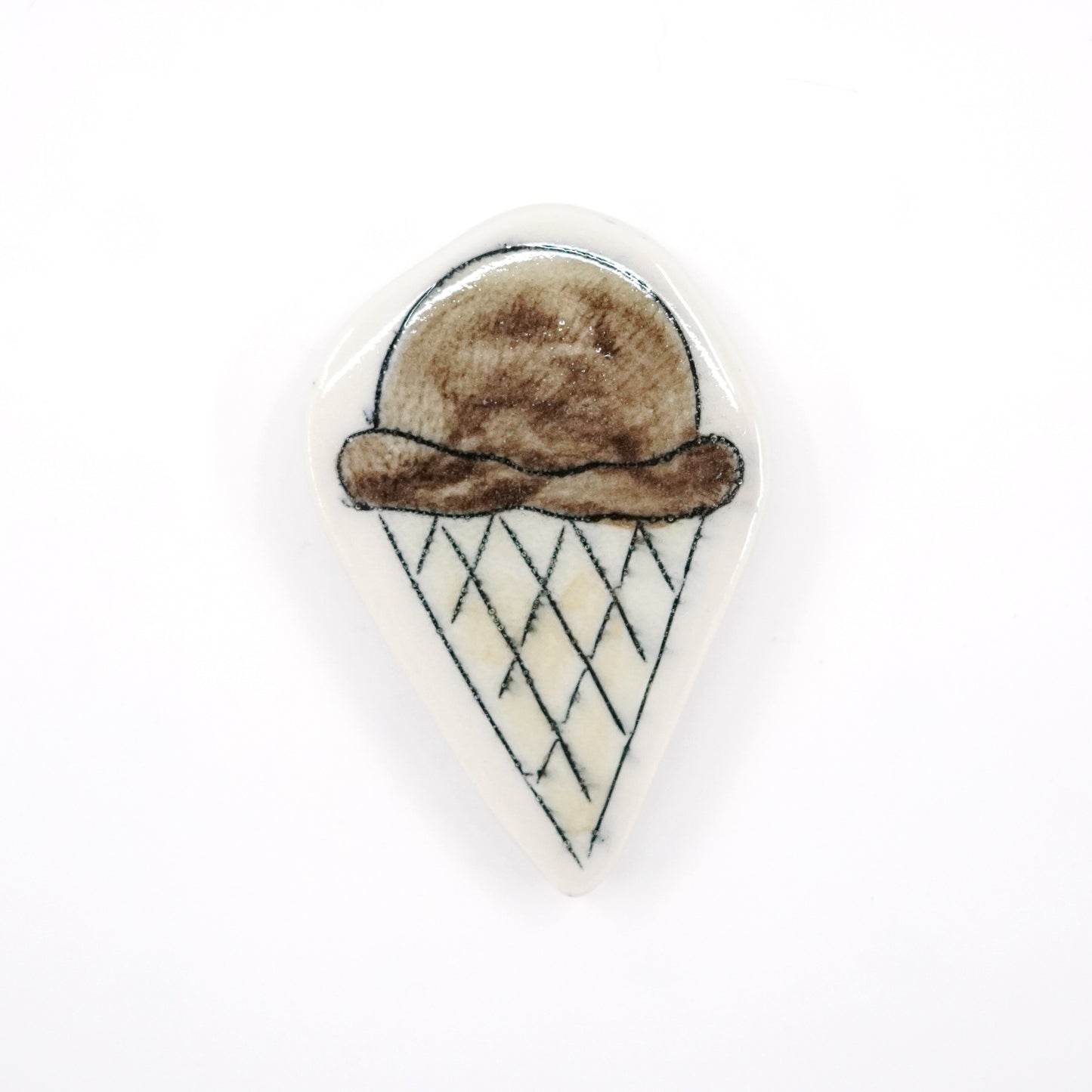 Ice Cream Magnet - Chocolate
