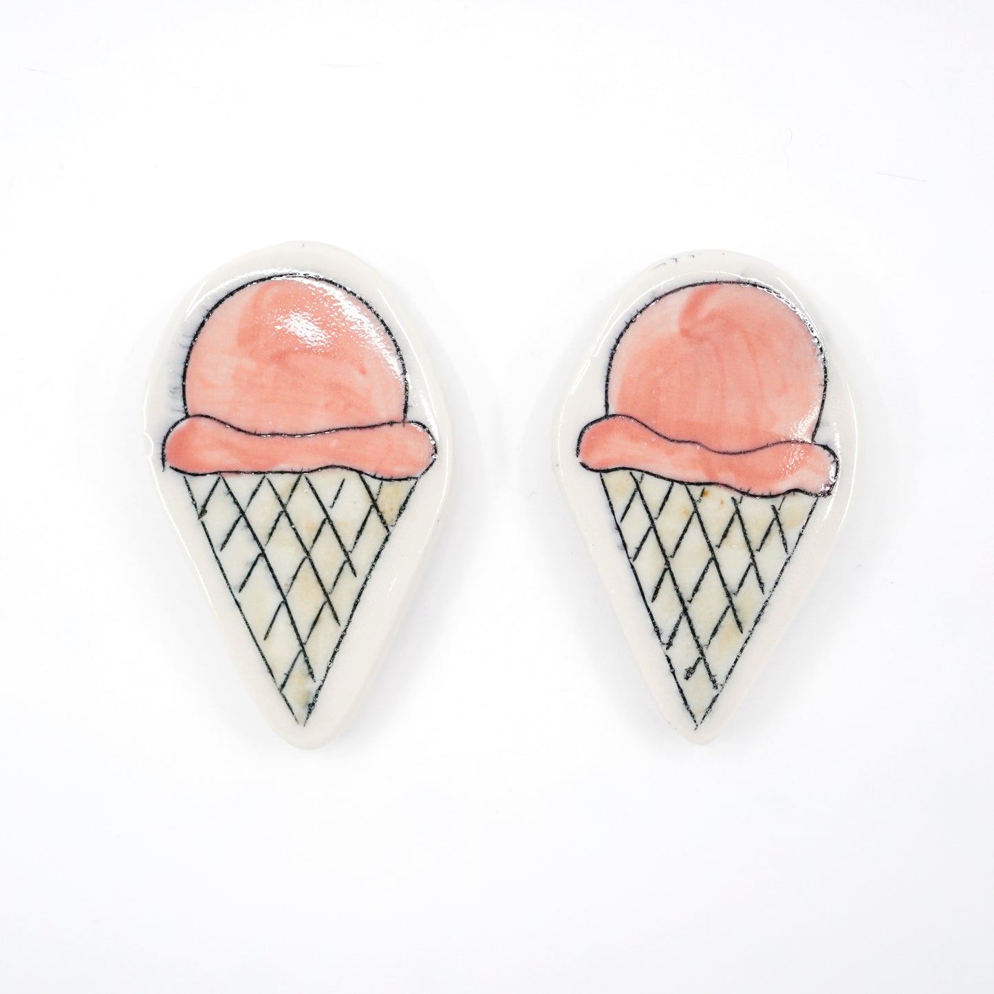 Ice Cream Magnet - Strawberry