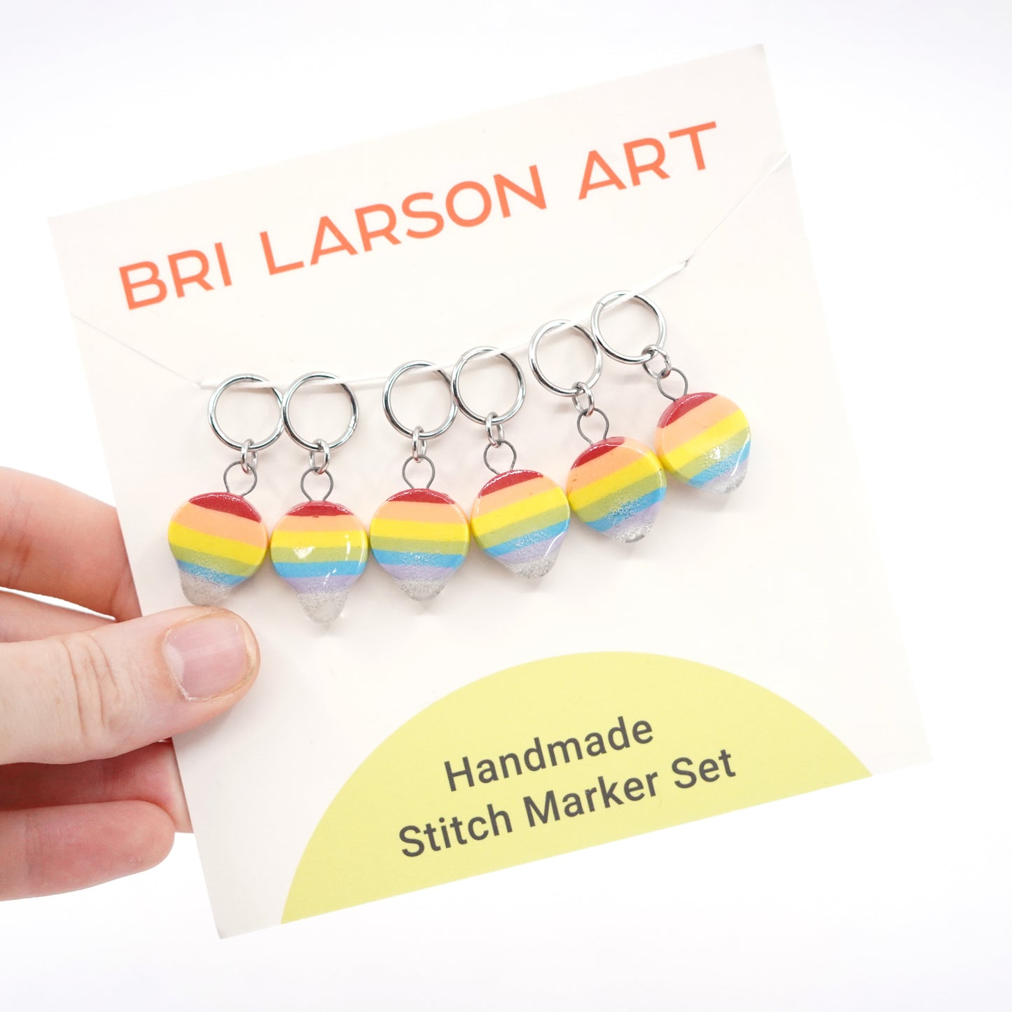 Rainbow Stitch Marker Set