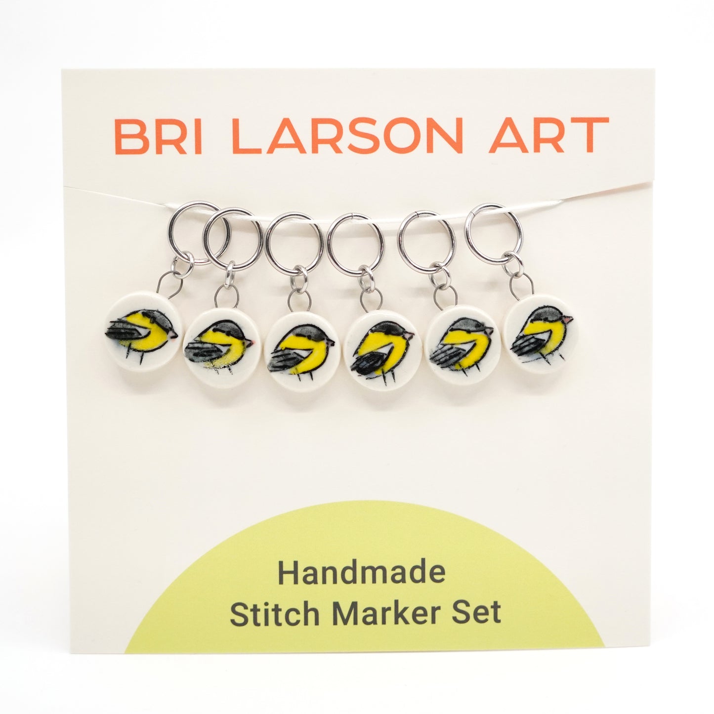 Goldfinch Stitch Marker Set