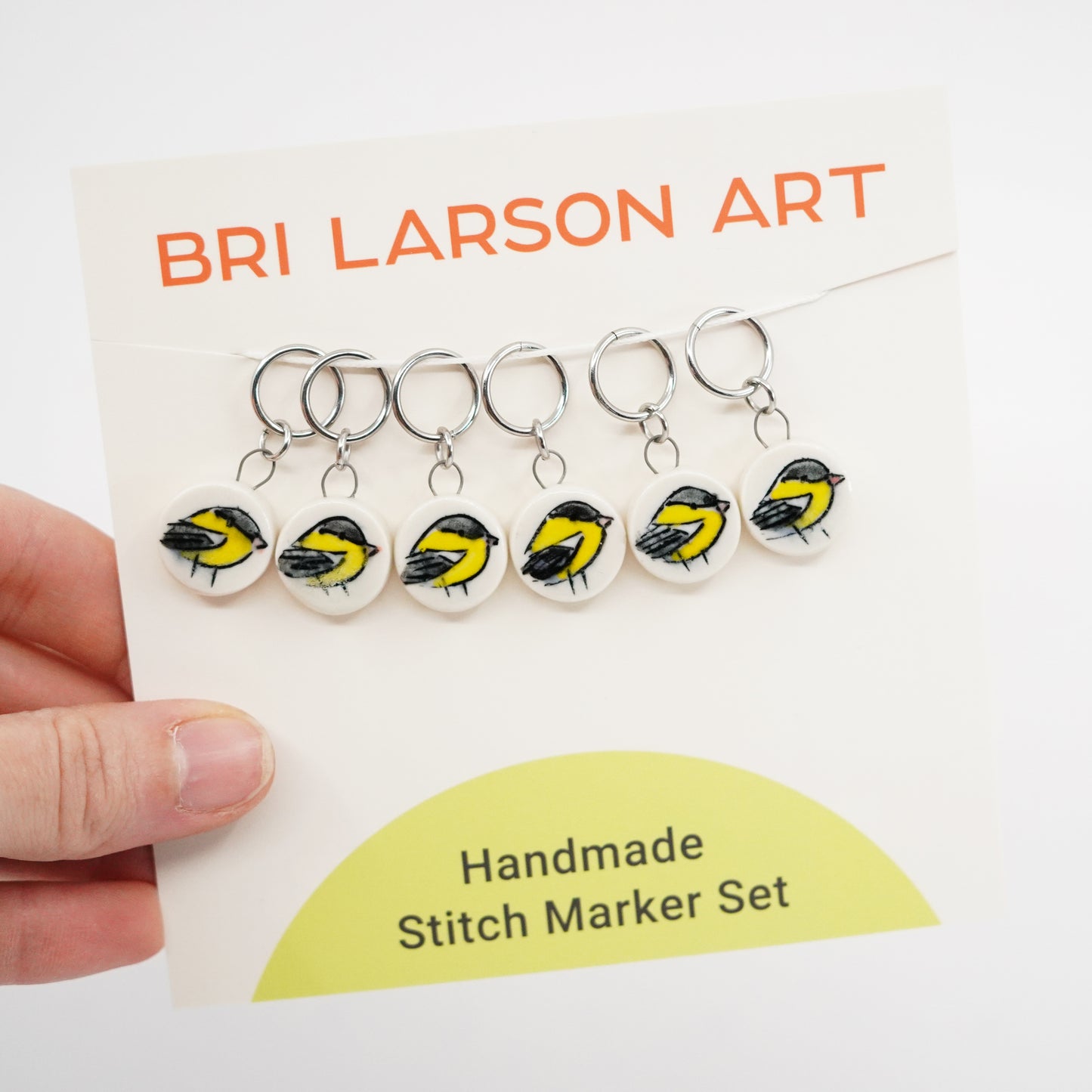 Goldfinch Stitch Marker Set