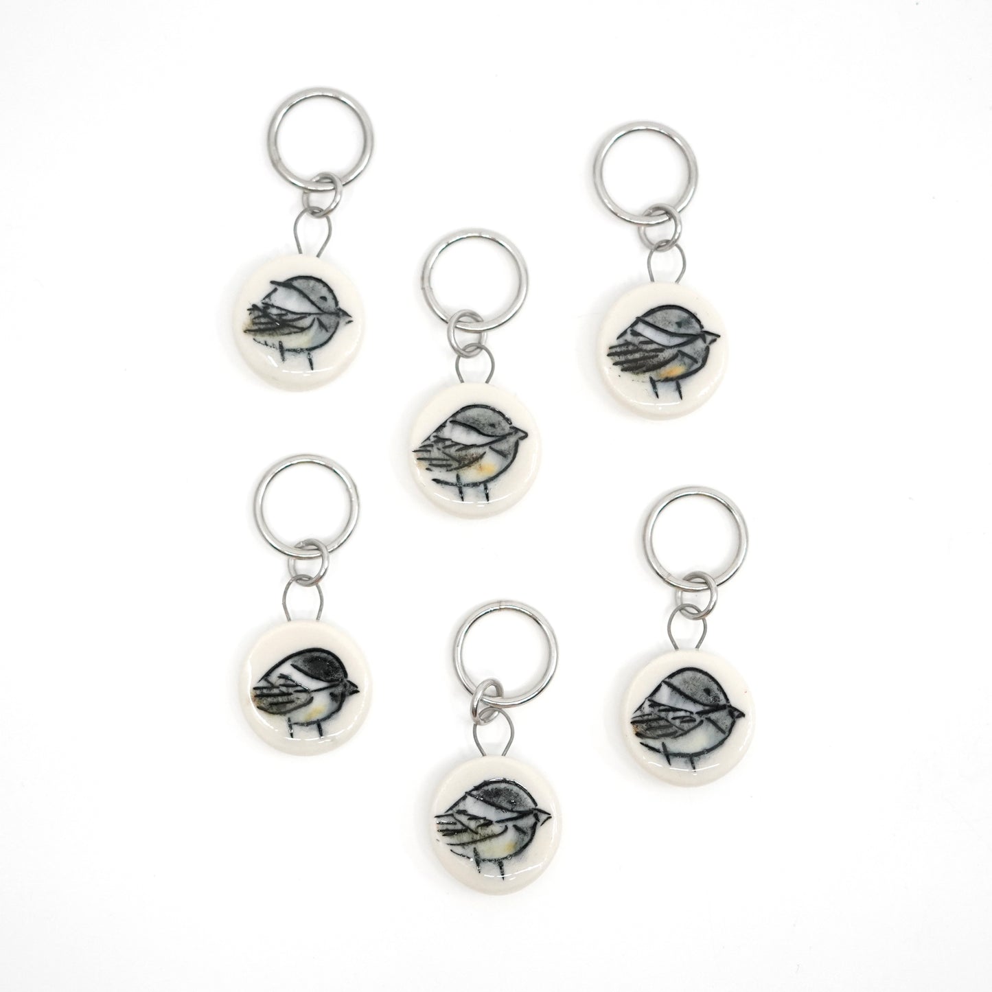 Chickadee Stitch Marker Set