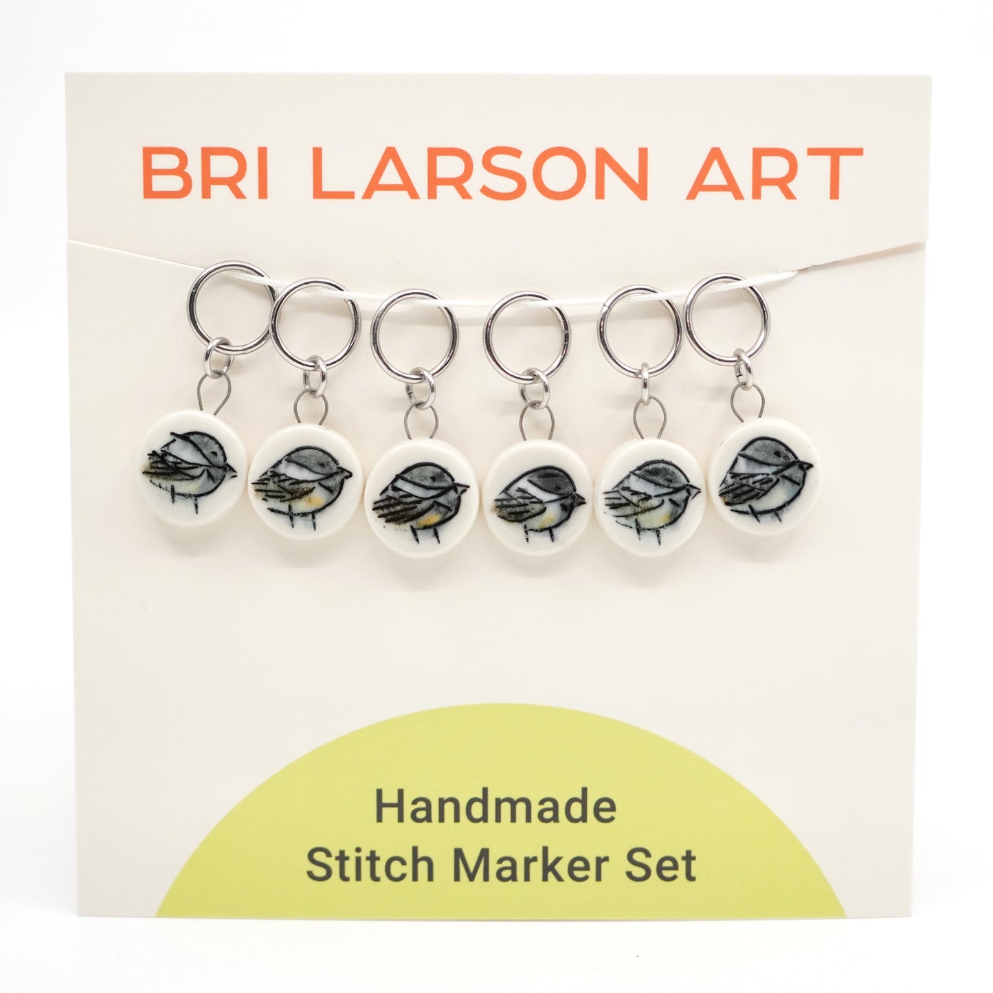 Chickadee Stitch Marker Set