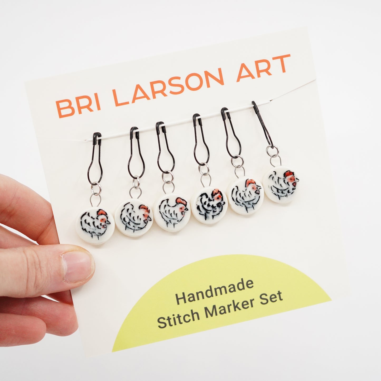 Chicken Stitch Marker Set - Pin Version