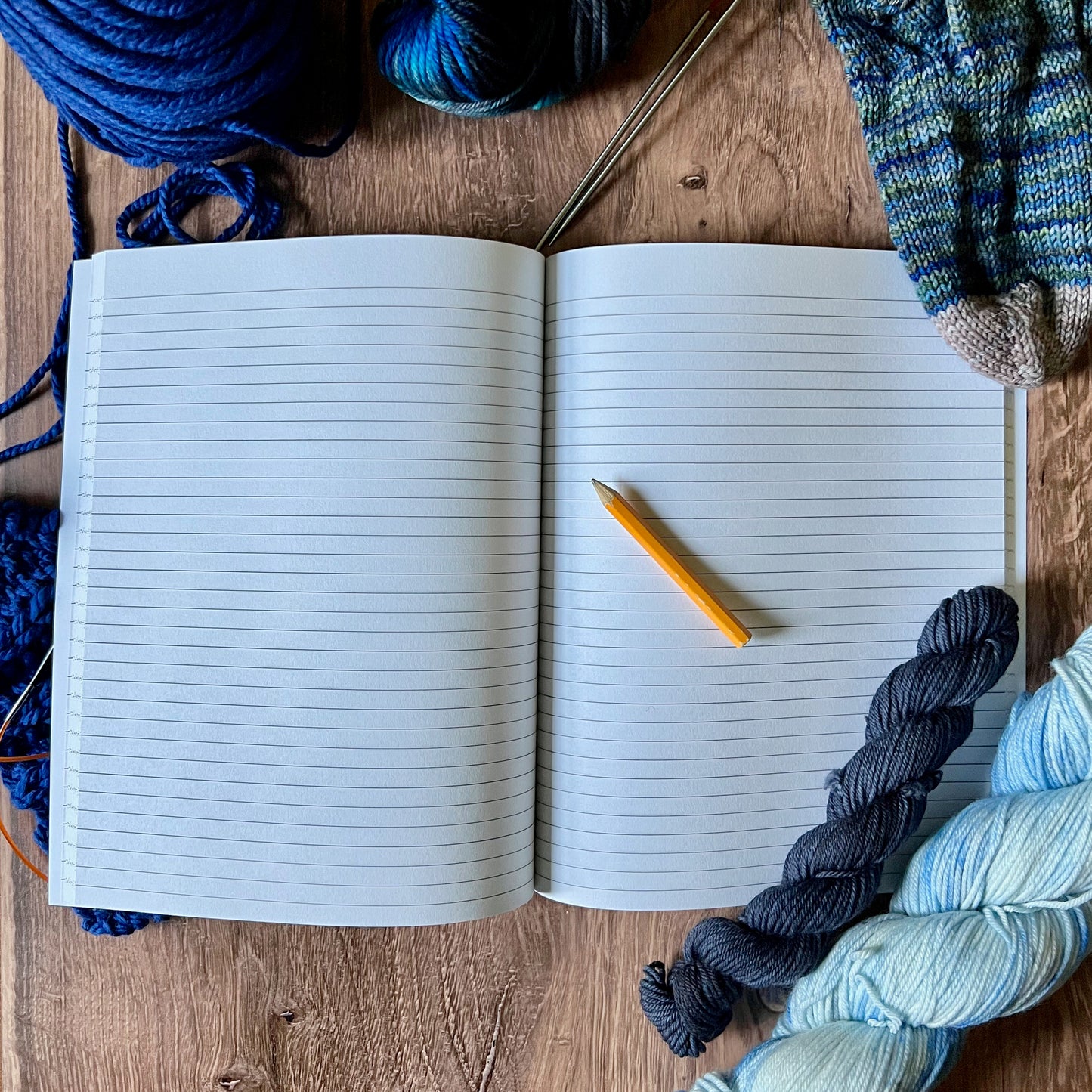 Rainbow Yarn Ball Journal