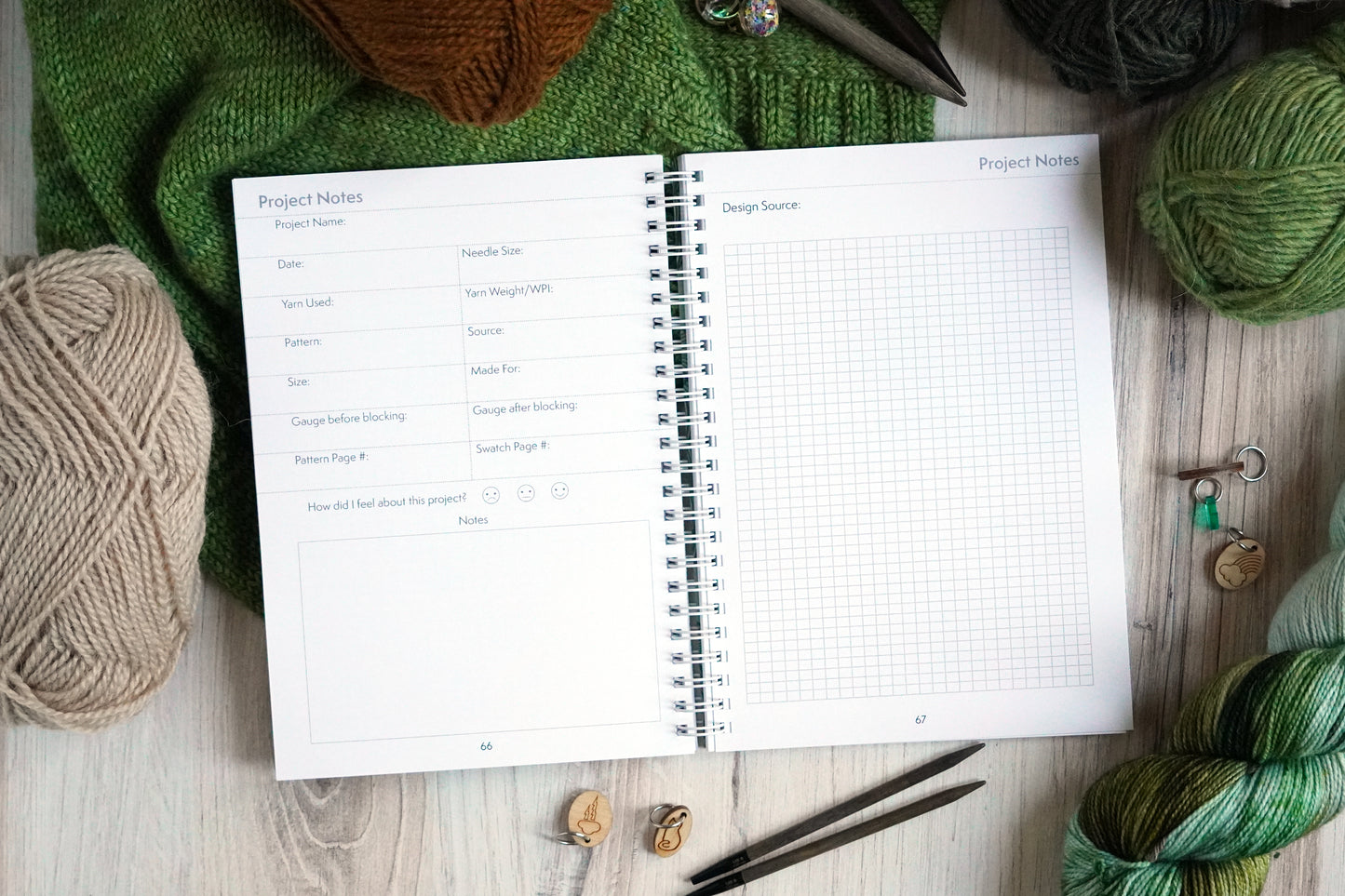 The Knitter's Design & Project Notebook / Forest