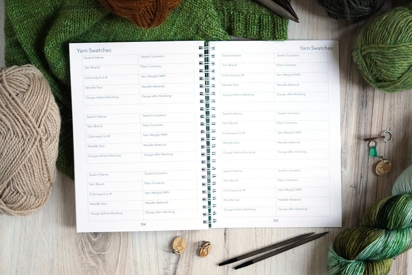 The Knitter's Design & Project Notebook / Forest