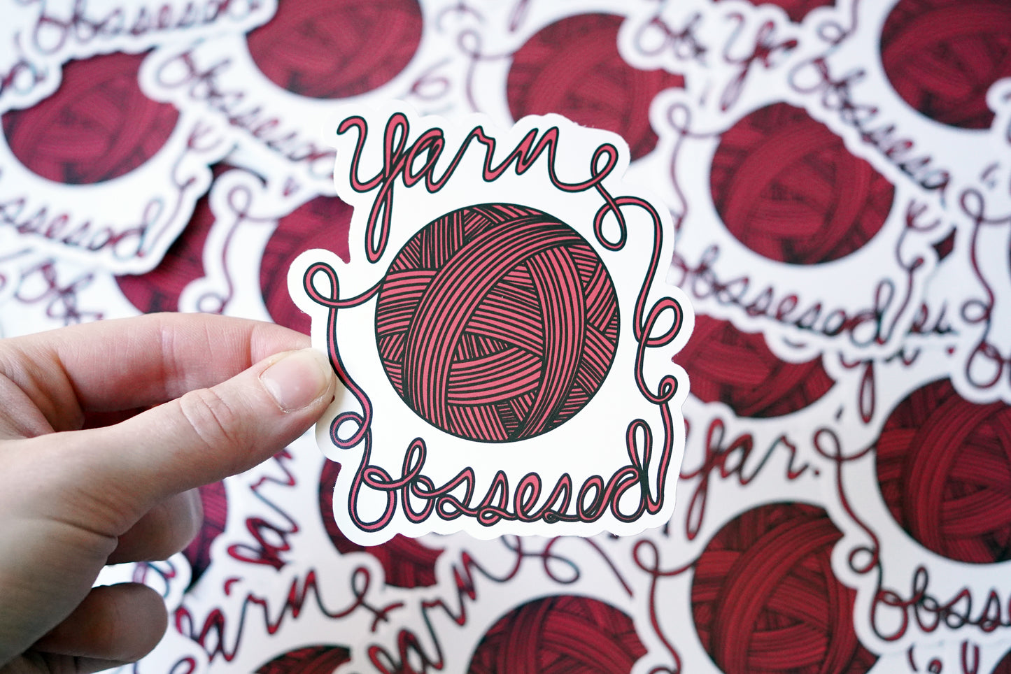 Yarn Obsessed Sticker
