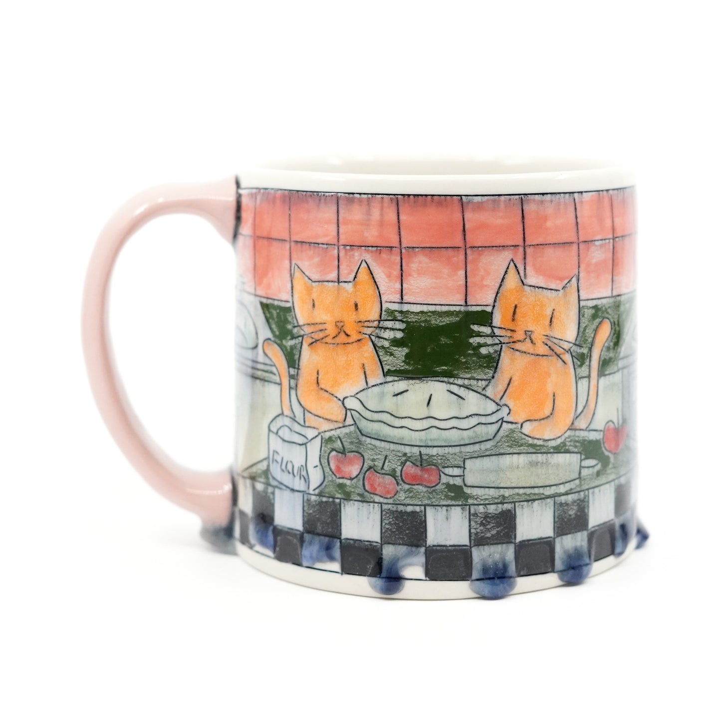 Cats Baking Apple Pie Mug [SECOND]