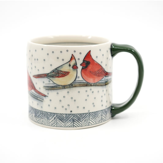 Snowy Cardinal Mug