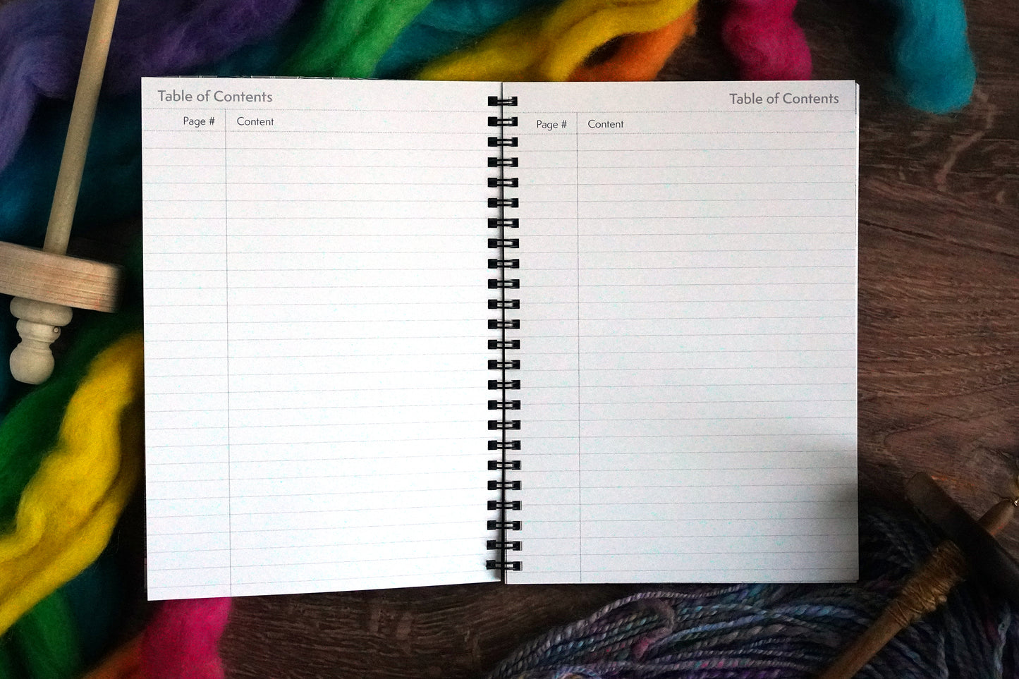 The Spinner's Project Notebook / Rainbow