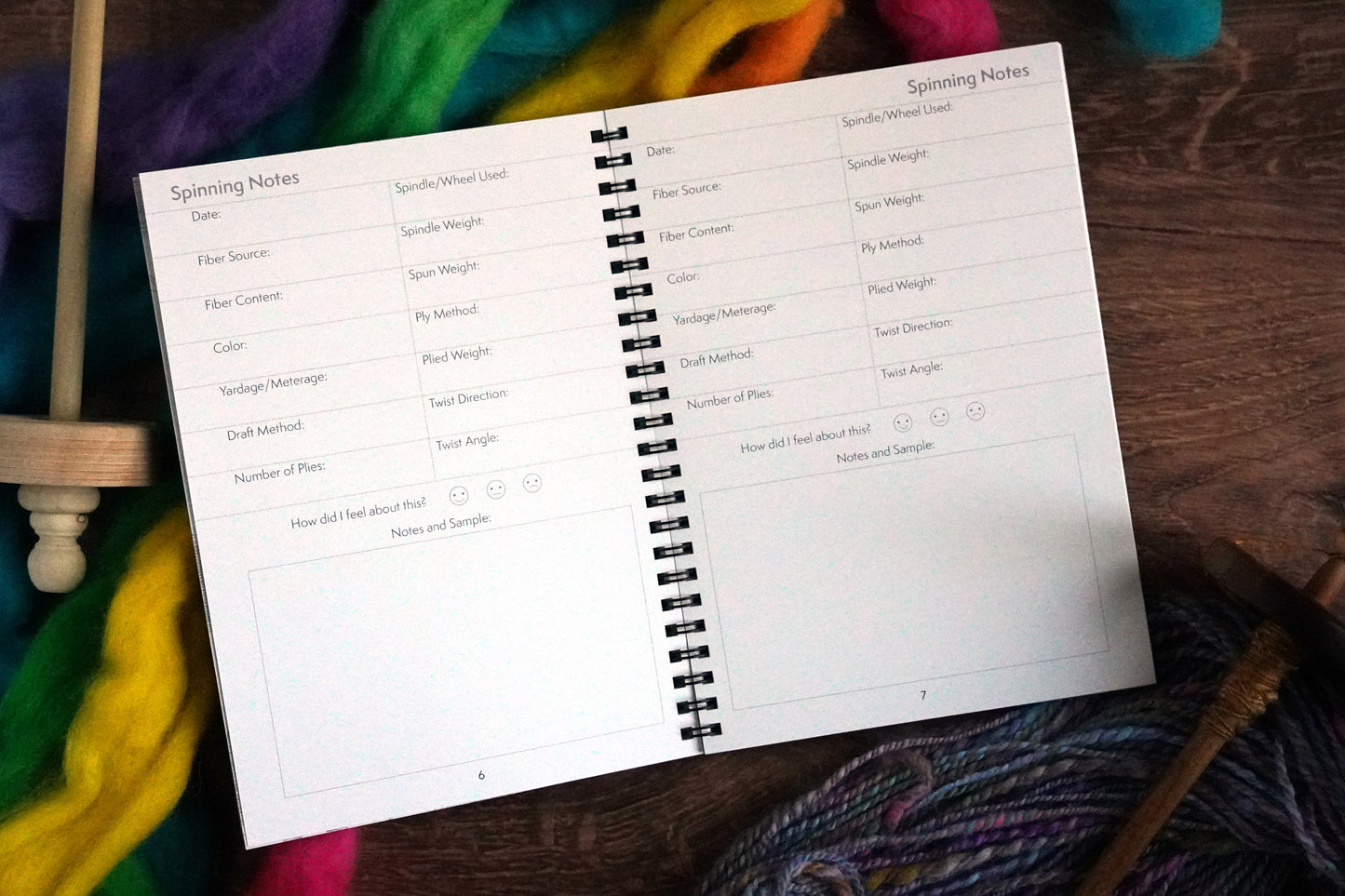 The Spinner's Project Notebook / Rainbow