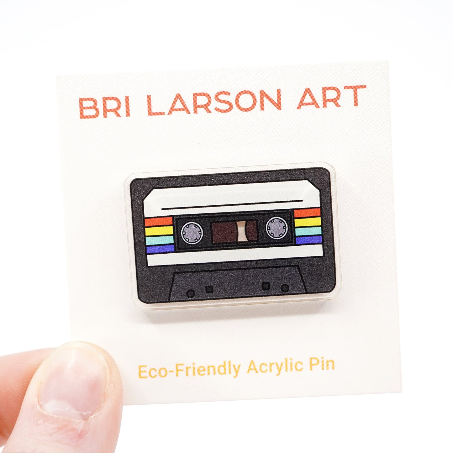 Cassette Tape Acrylic Pin
