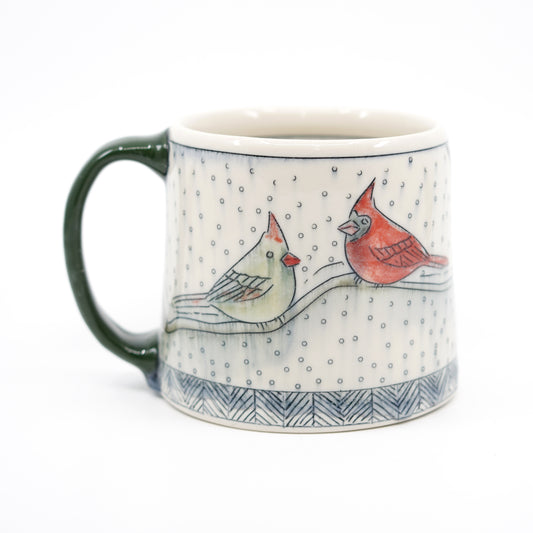 Snowy Cardinal Mug [SECOND]