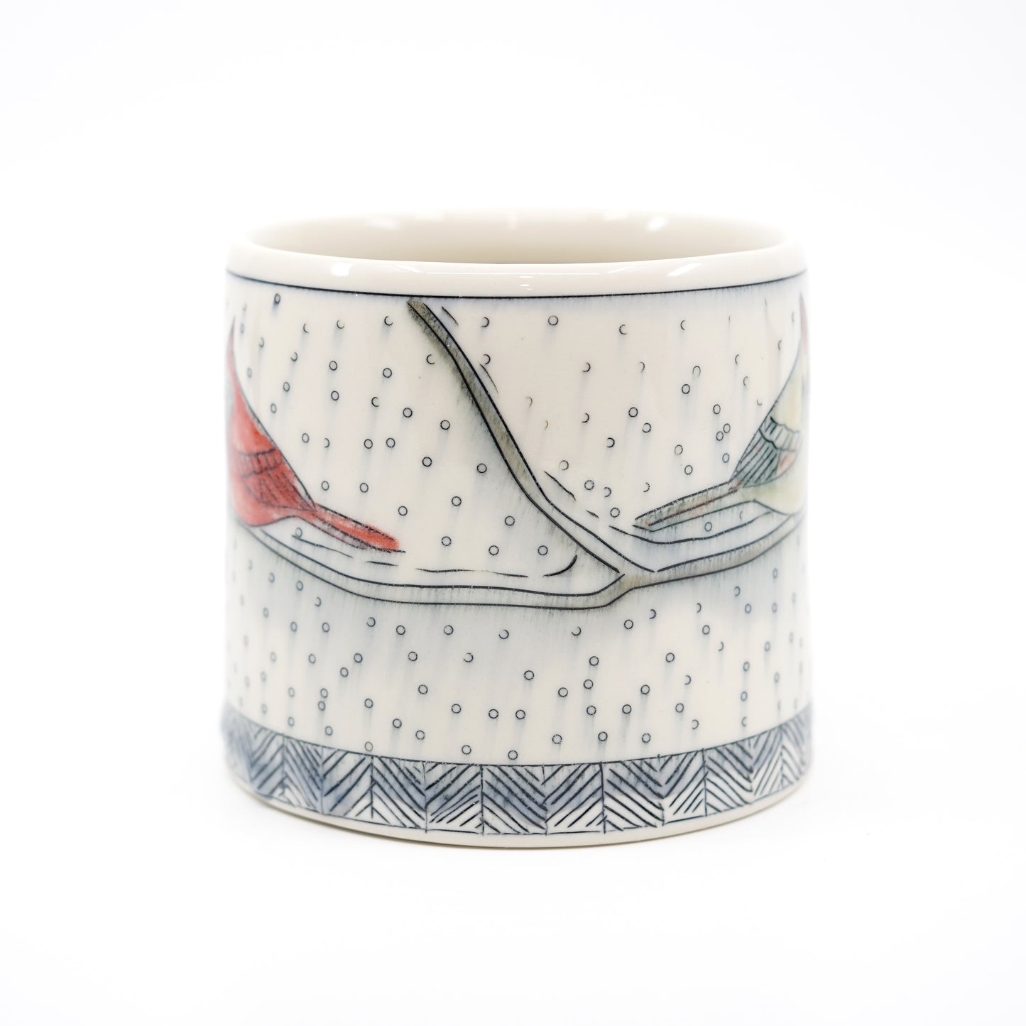 Snowy Cardinal Mug [SECOND]