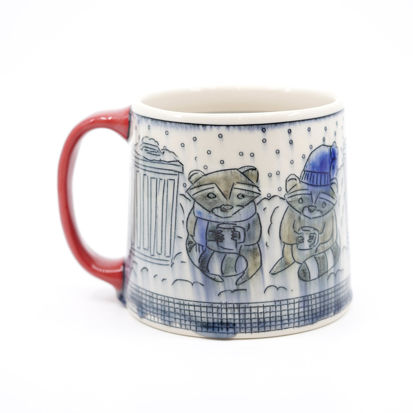Snowy Raccoon Mug [SECOND]