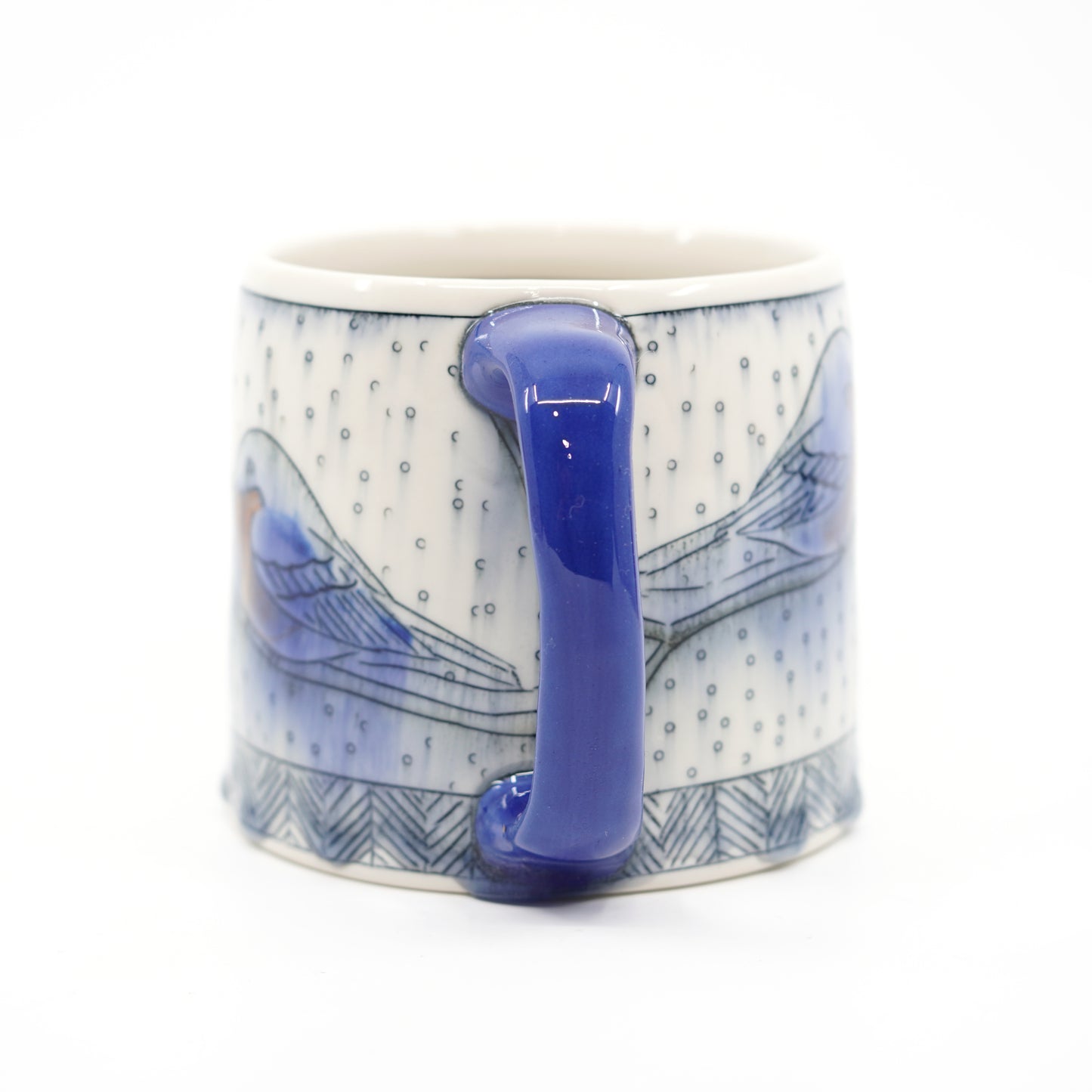 Snowy Bluebird Mug [SECOND]