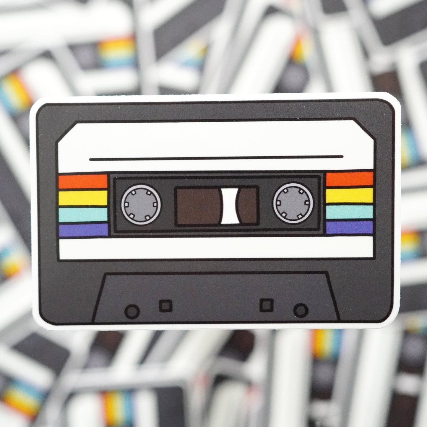 Cassette Tape Clear Sticker