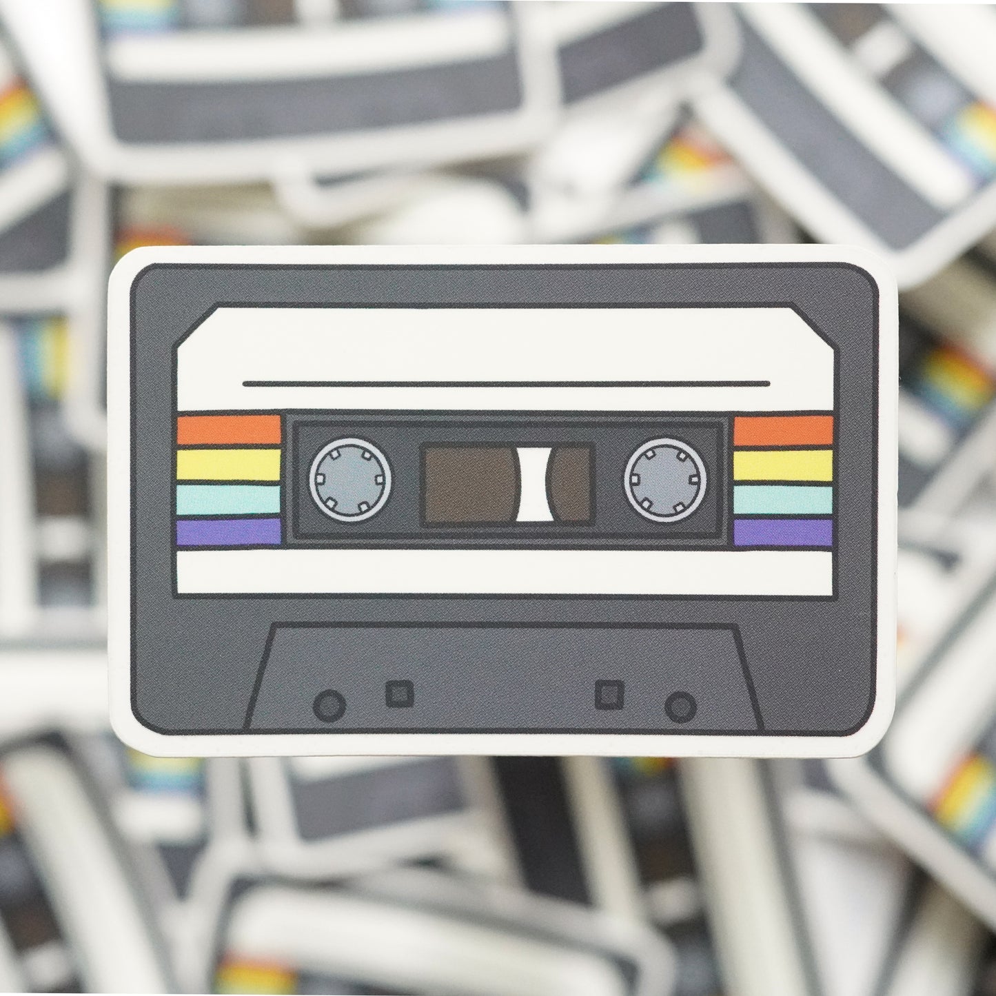 Cassette Tape Clear Sticker