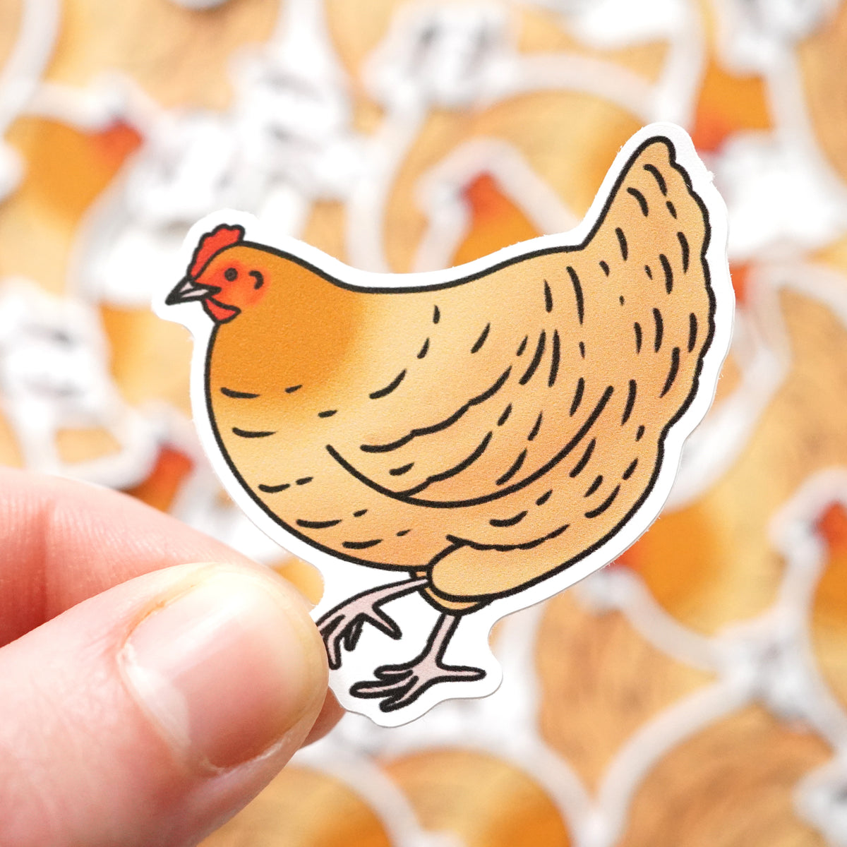Sticker Chicken Chicken Sticker – Bri Larson Art