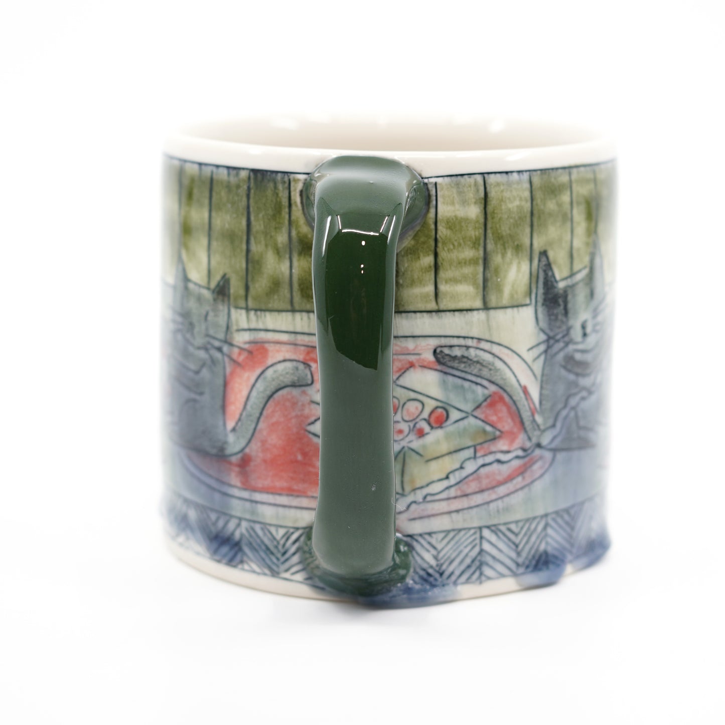 Cats Decorating Tree Mug