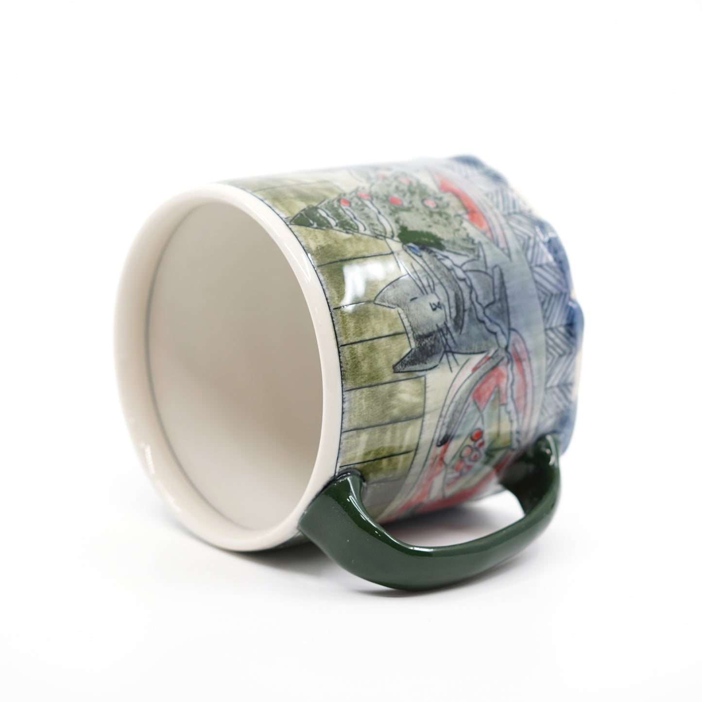 Cats Decorating Tree Mug