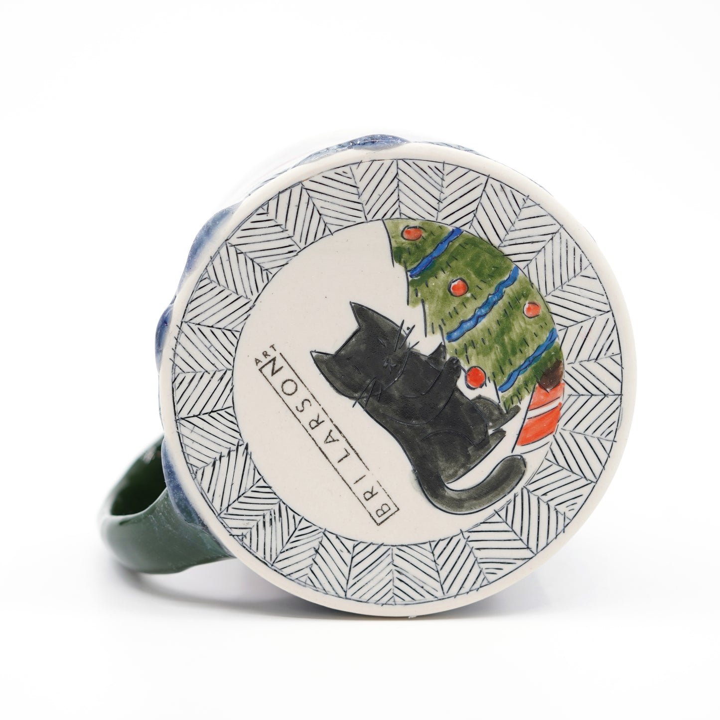 Cats Decorating Tree Mug